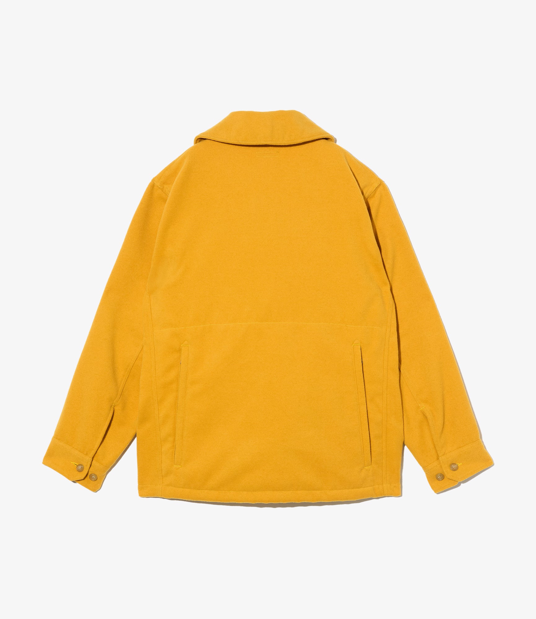 Cruiser Jacket - Gold Polyester Fake Melton