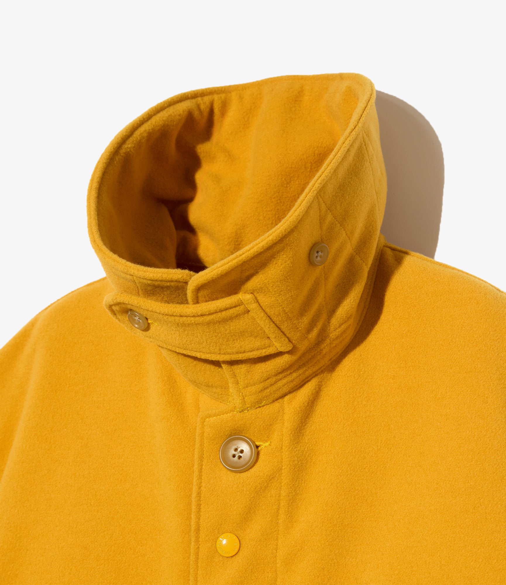 Cruiser Jacket - Gold Polyester Fake Melton