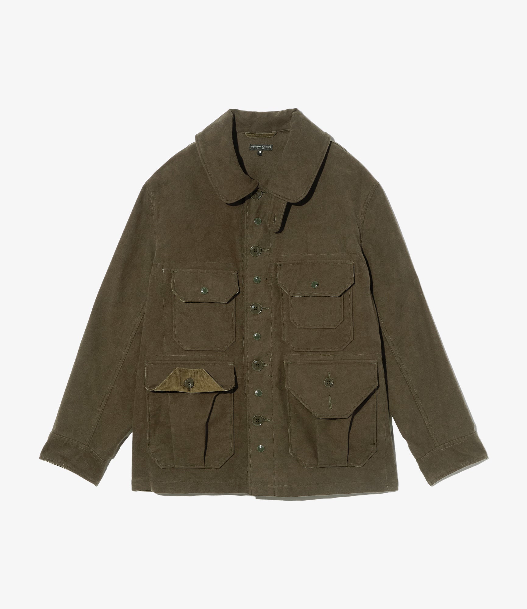 Cruiser Jacket - Olive Cotton Moleskin