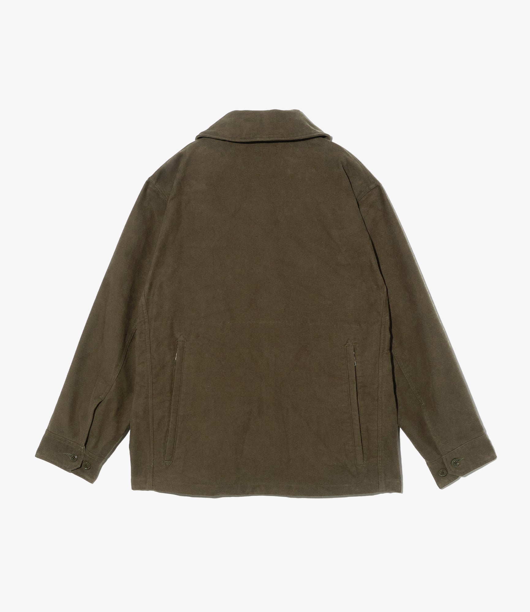 Cruiser Jacket - Olive Cotton Moleskin