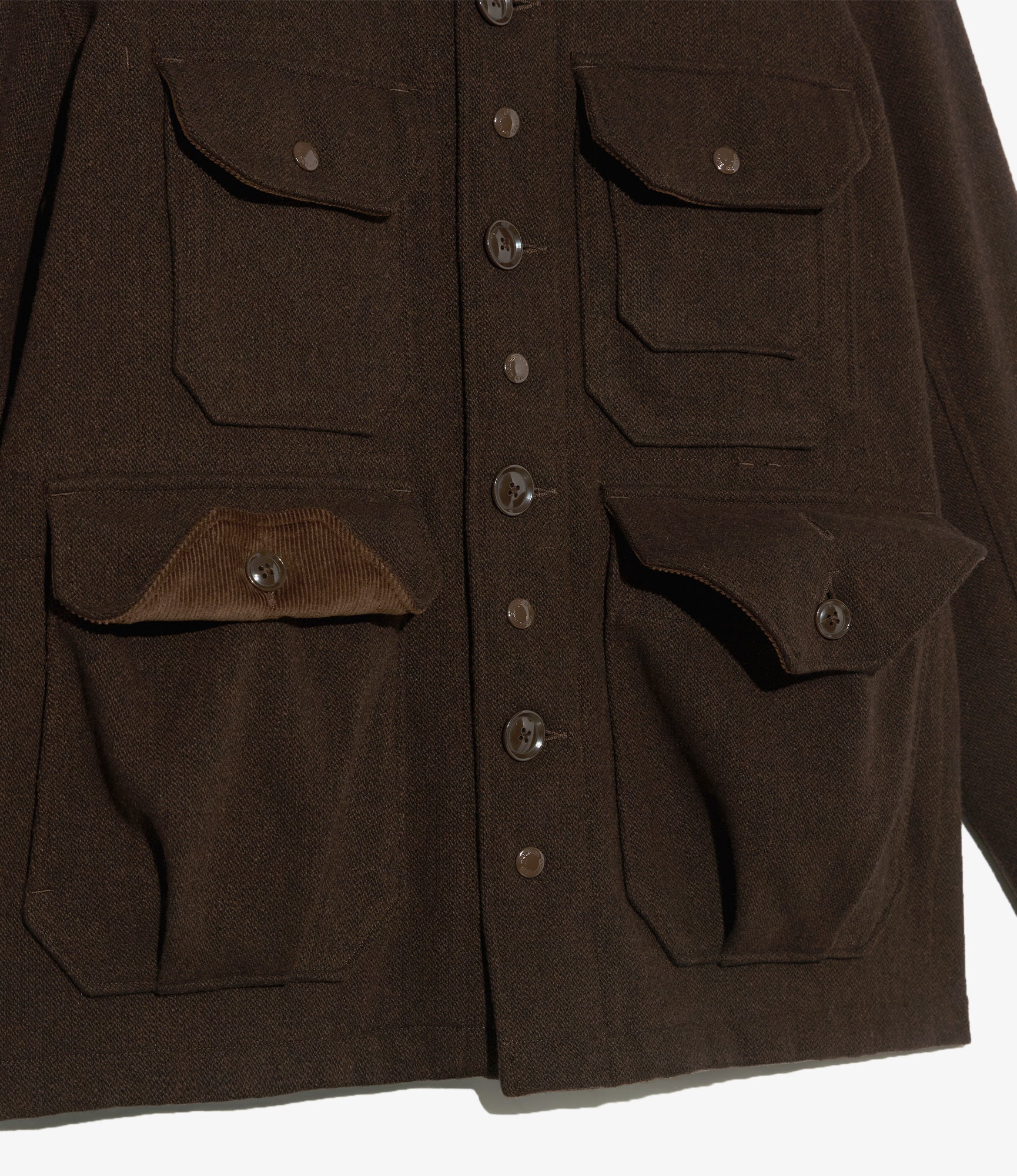 Cruiser Jacket - Dk. Brown Poly Heavy Tweed