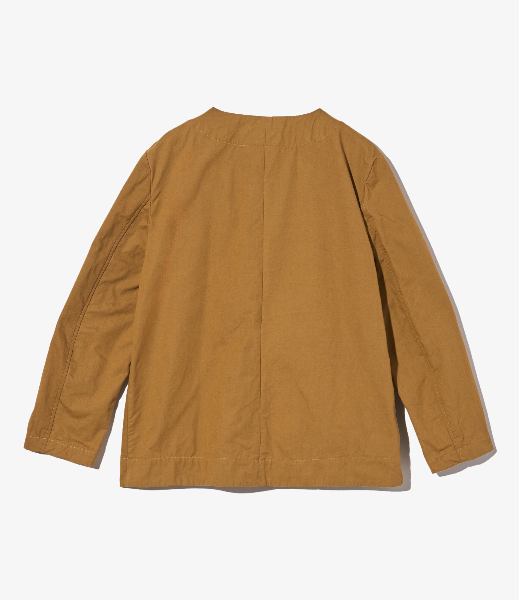 Cutaway Jacket - Dk. Khaki Cotton Crosgrain