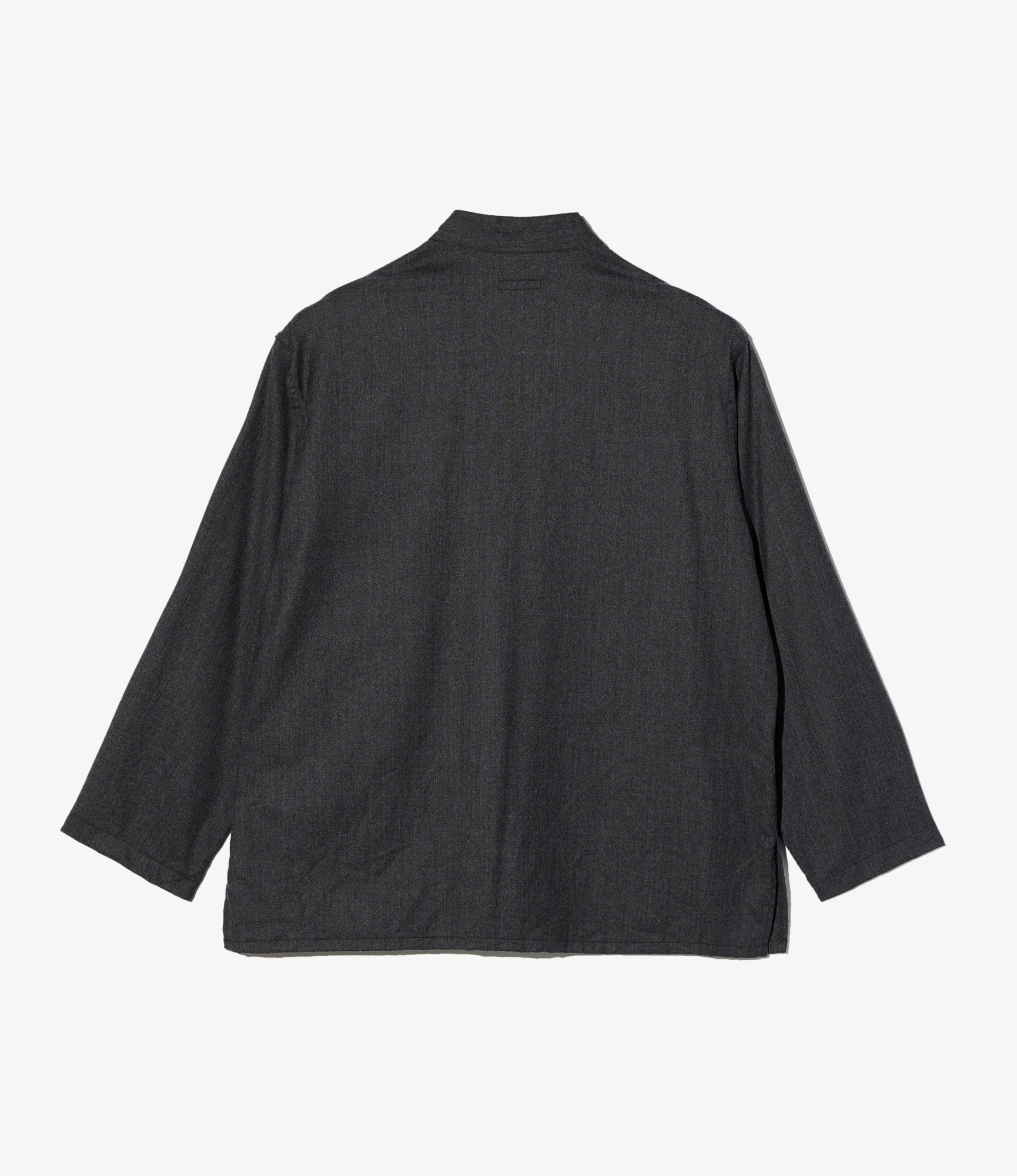 Dayton Shirt - Dk. Grey High Count Worsted Wool