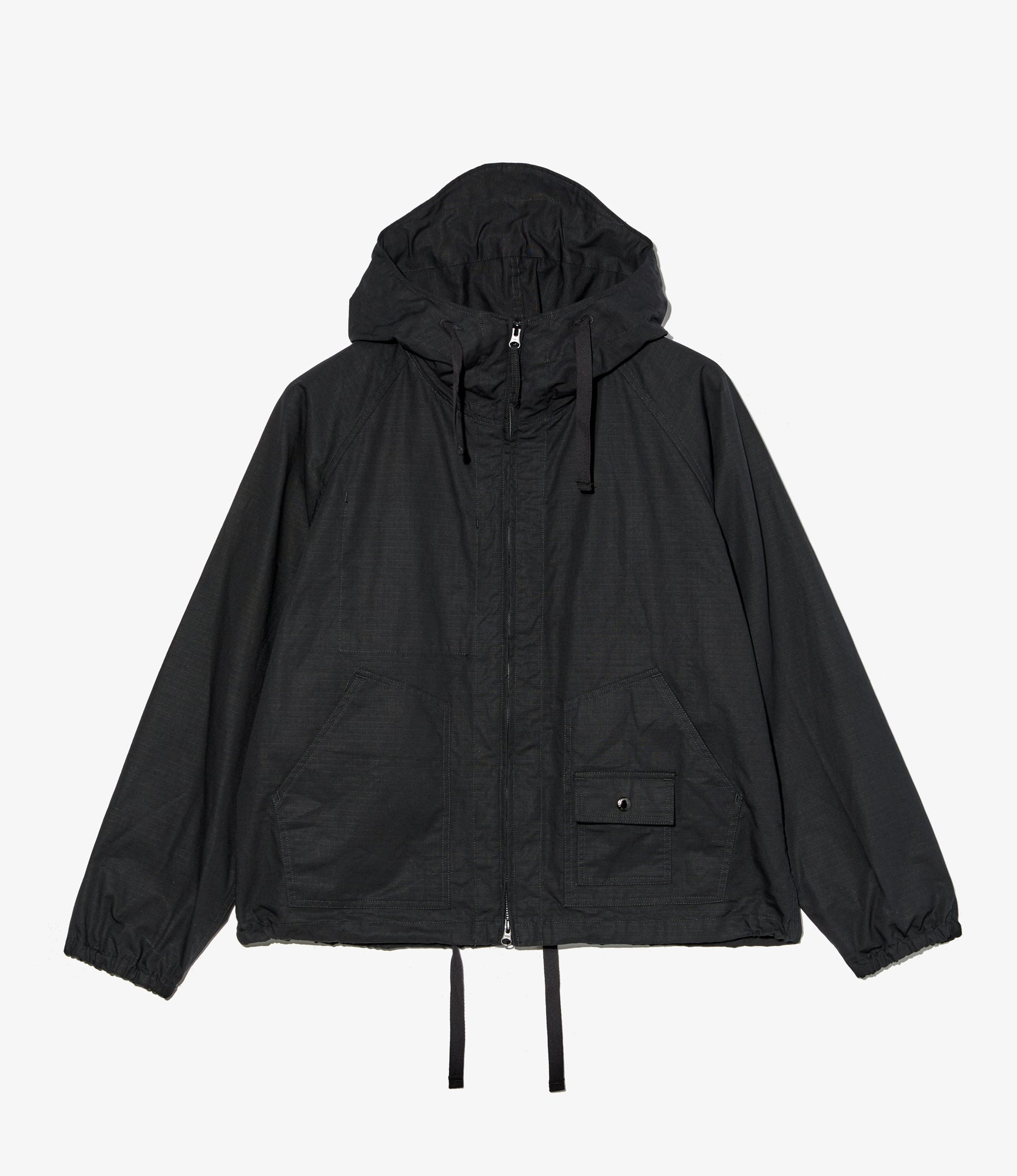 Deck Parka - Black Cotton Ripstop
