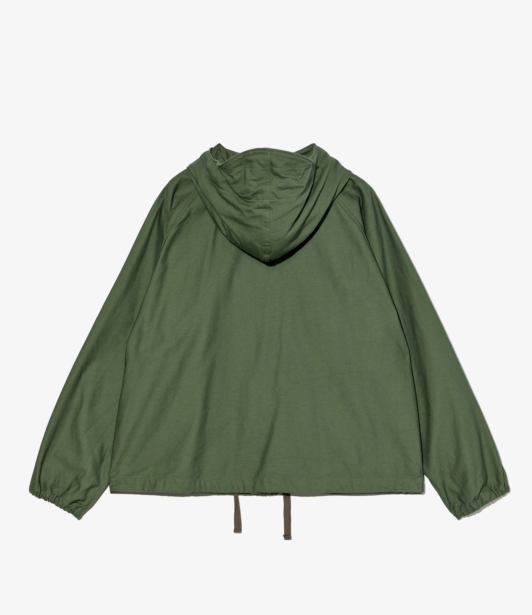 Deck Parka - Olive Cotton Reverse Sateen