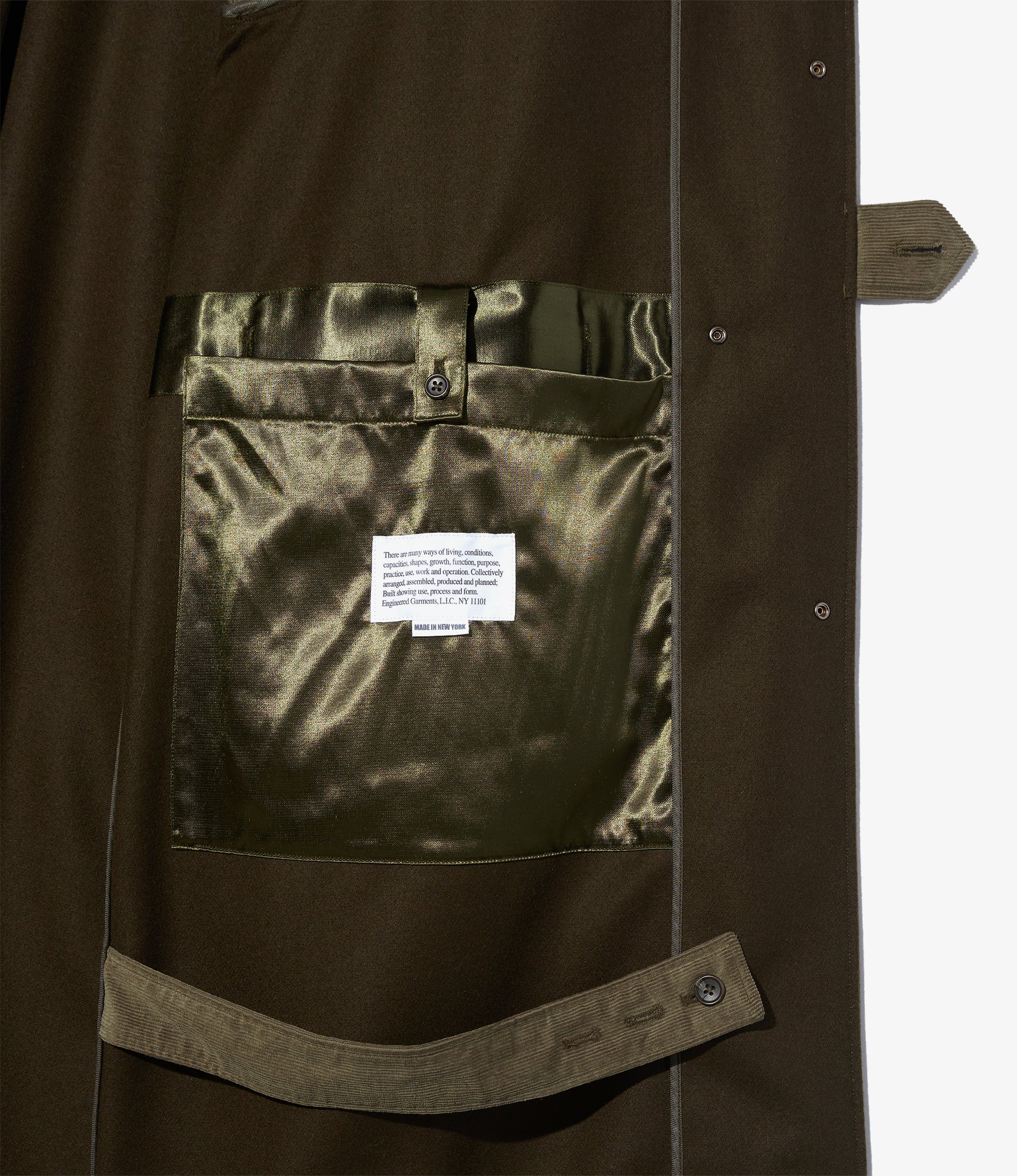 Duffle Coat - Olive 24oz Wool Melton