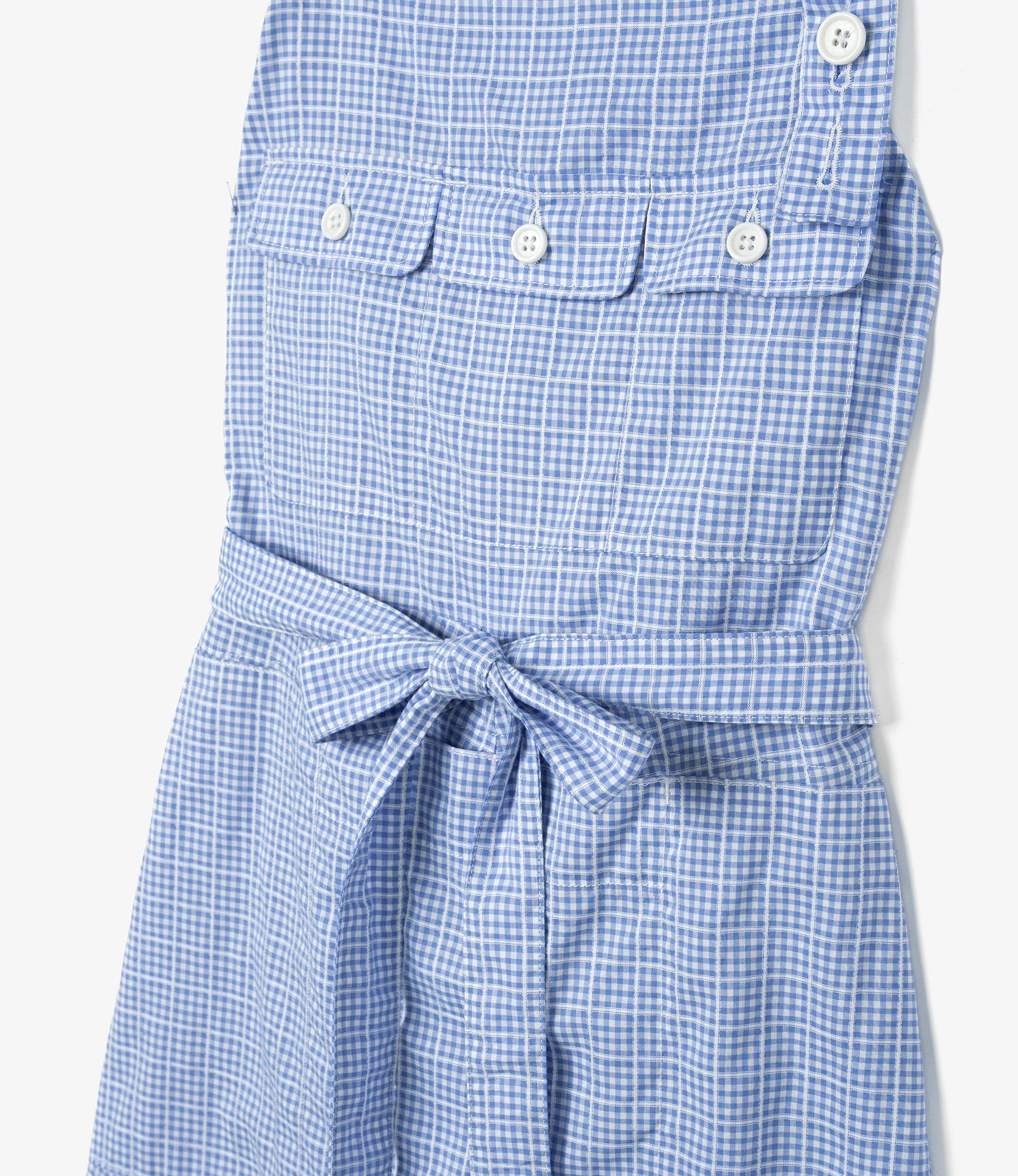 Women's Craft Dress - Lt. Blue Windowpane Gingham