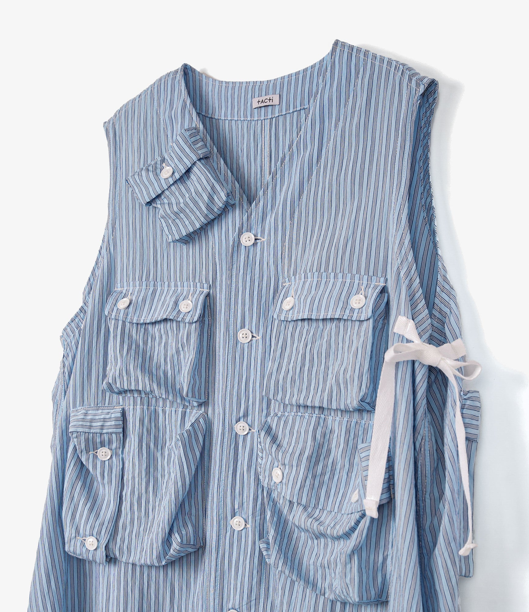 Women's C-1 Dress - Blue Narrow Stripe