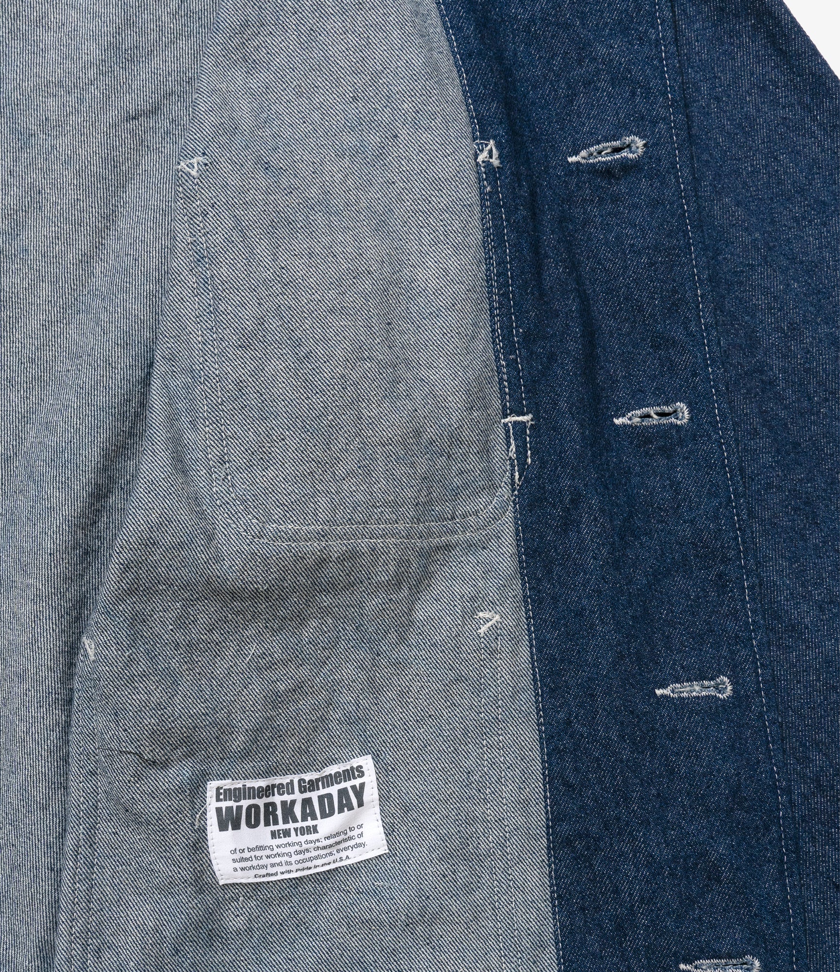 Engineer Short Jacket - Indigo 12oz Denim