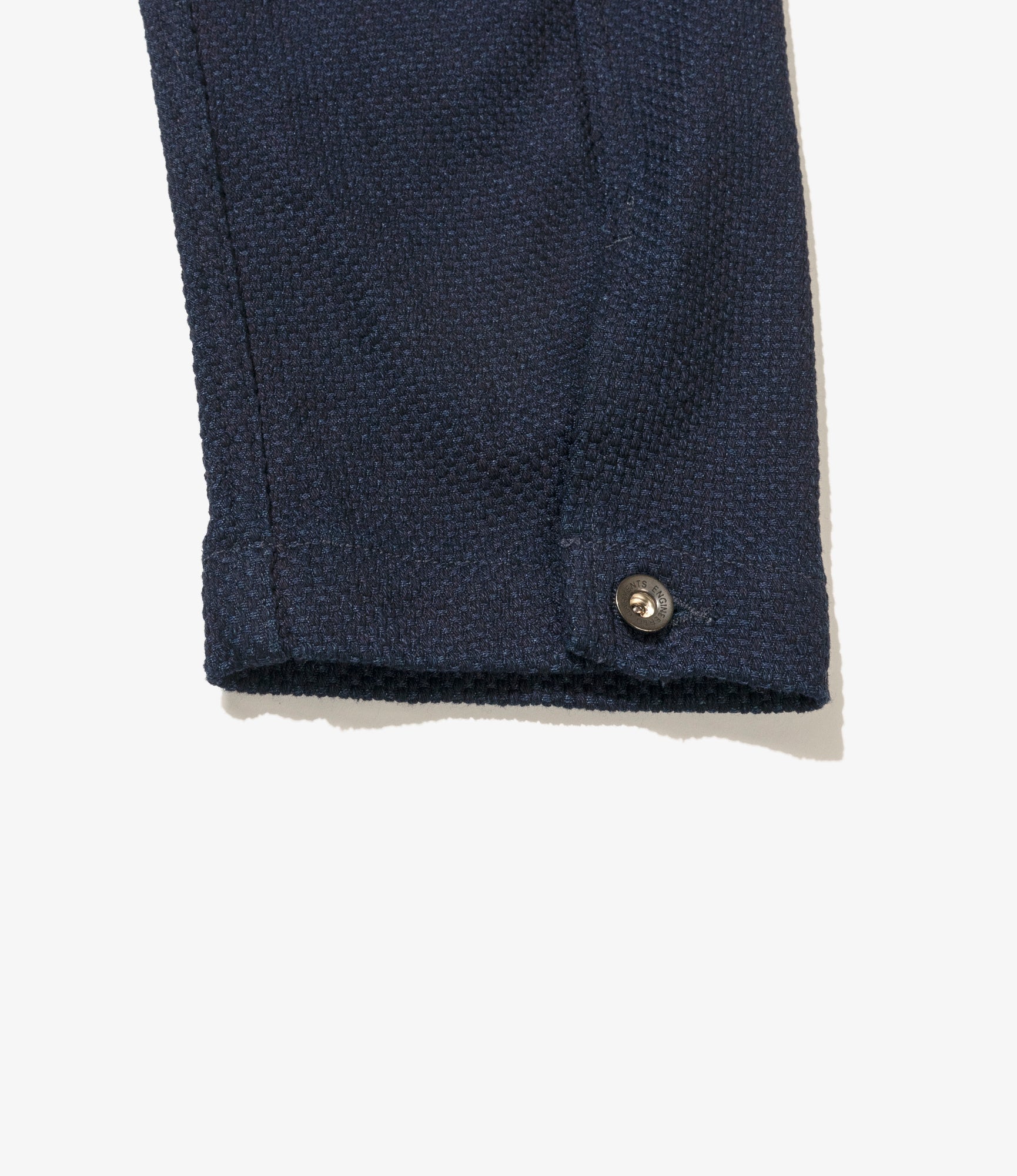Engineer Short Jacket - Dk. Navy Cotton Heavy Basketweave