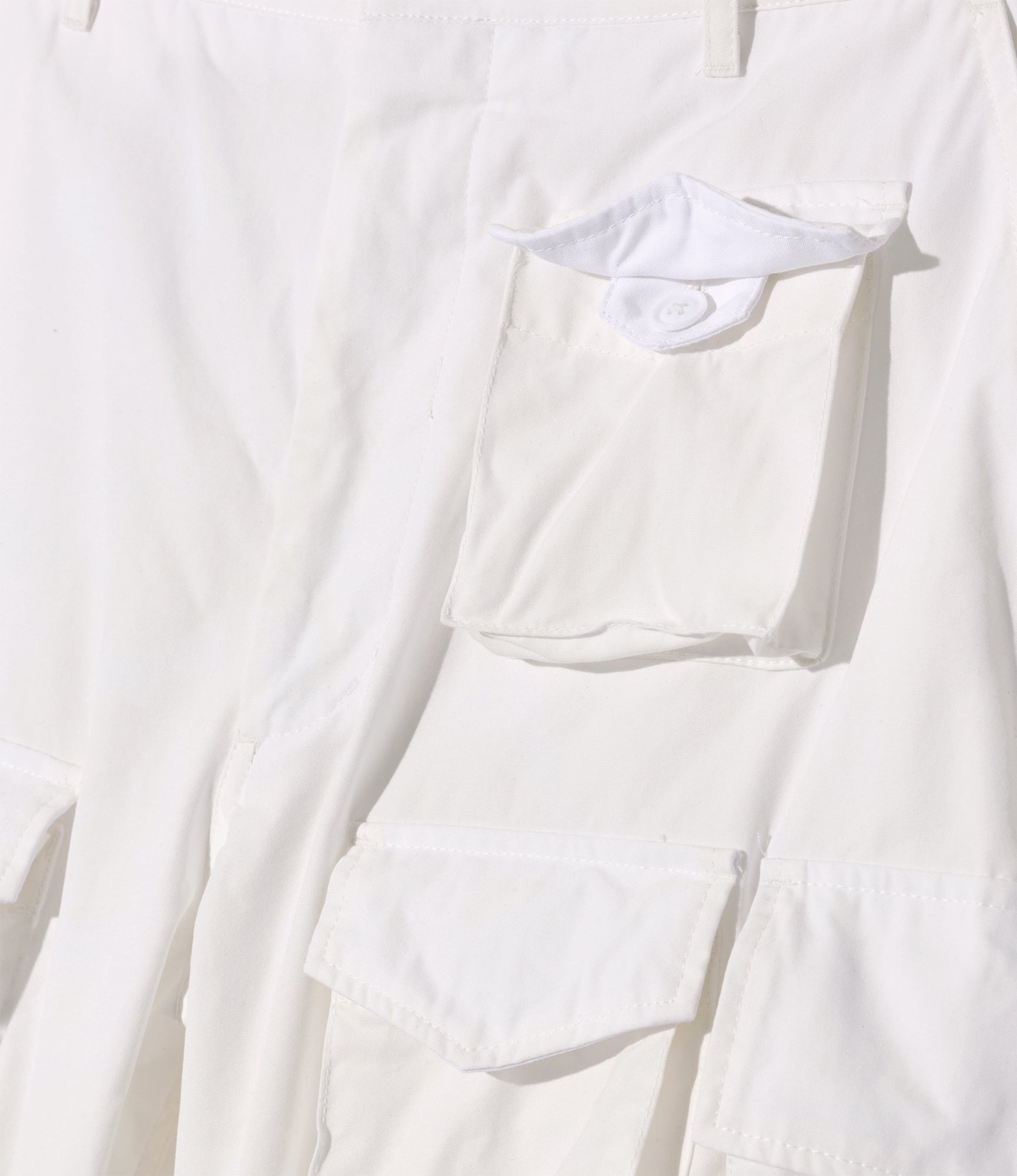 FA Pant - White Cotton Heavy Poplin