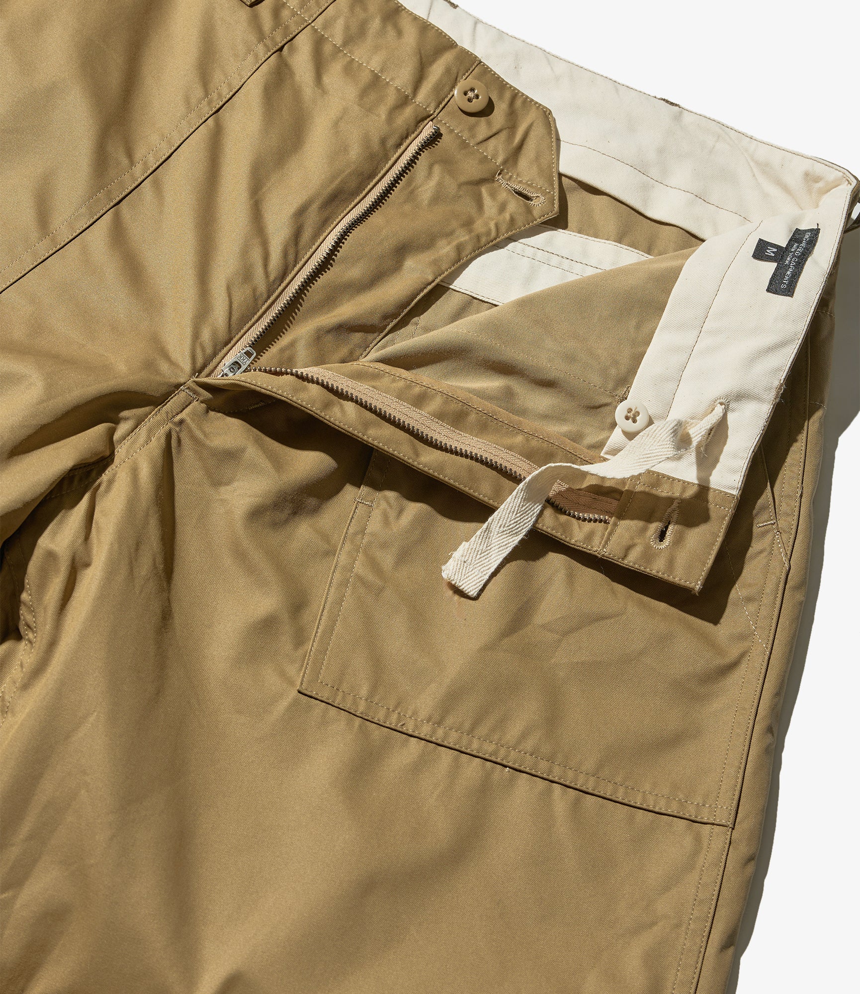 Fatigue Pant - Khaki Coated Nyco Twill