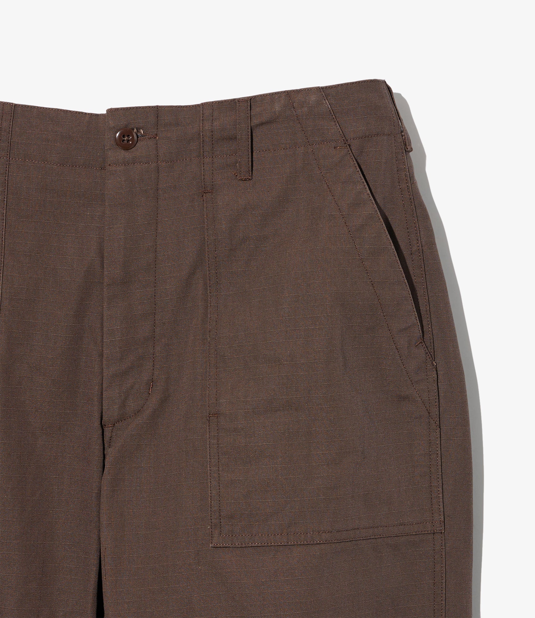 Fatigue Pant - Dk. Brown Heavyweight Cotton Ripstop