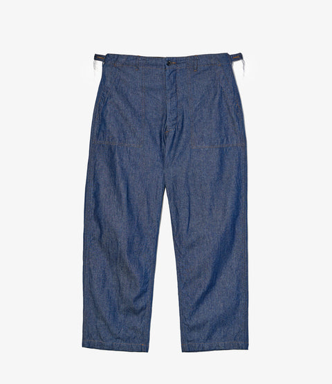 Engineered Garments Workaday - Fatigue Pant - Indigo Industrial 