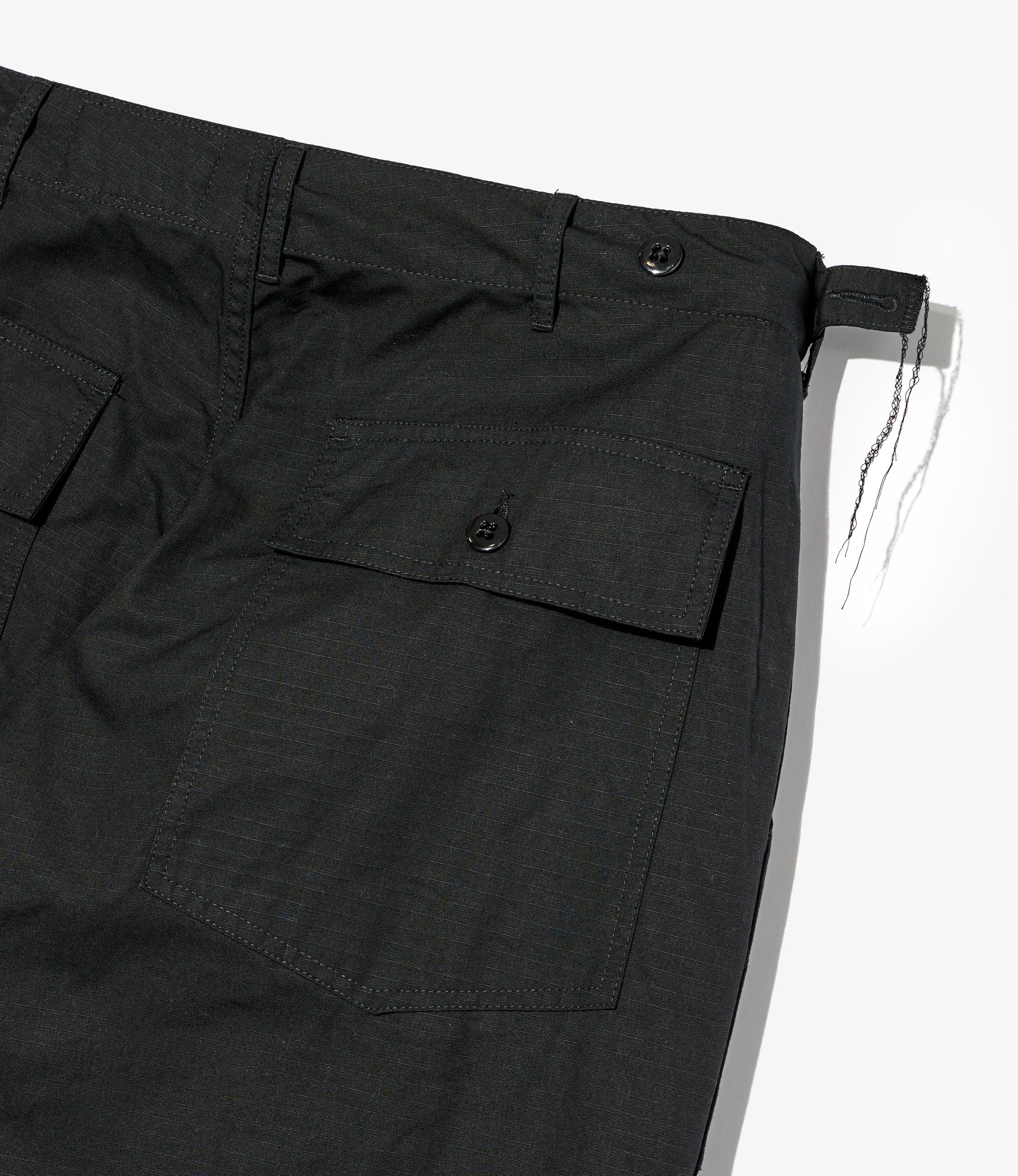 Fatigue Pant - Black Cotton Ripstop