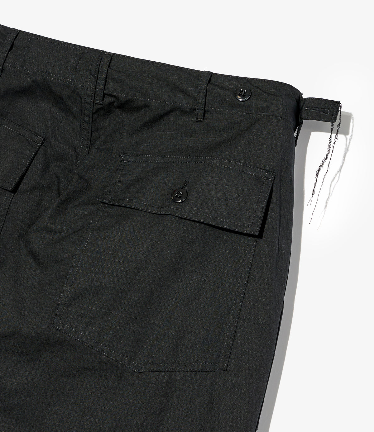Engineered Garments Workaday - Fatigue Pant - Black Cotton Ripstop ...