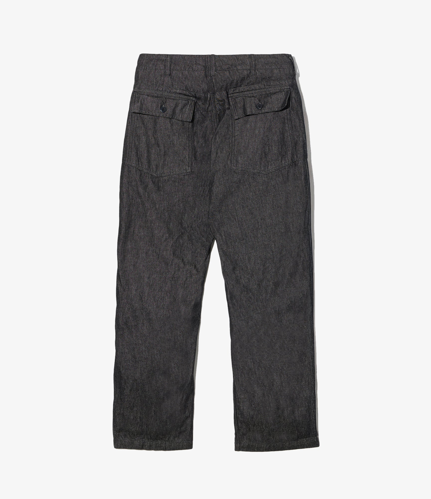 Fatigue Pant - Black Cotton Cone Denim