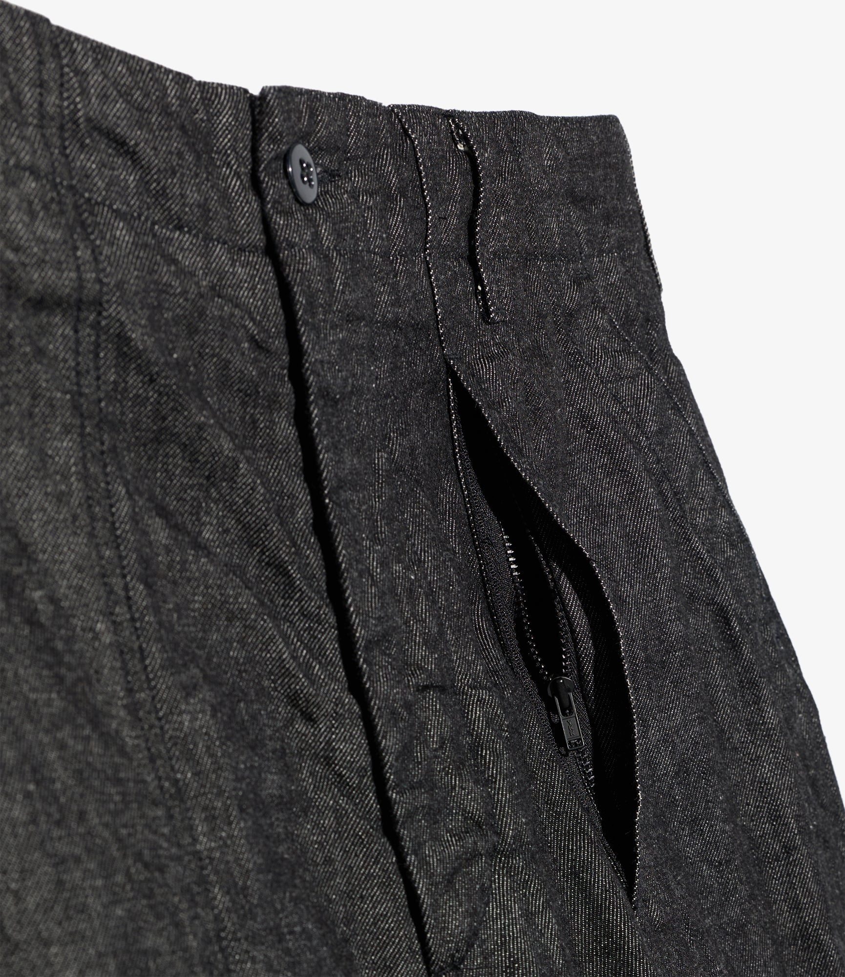 Fatigue Pant - Black Cotton Cone Denim