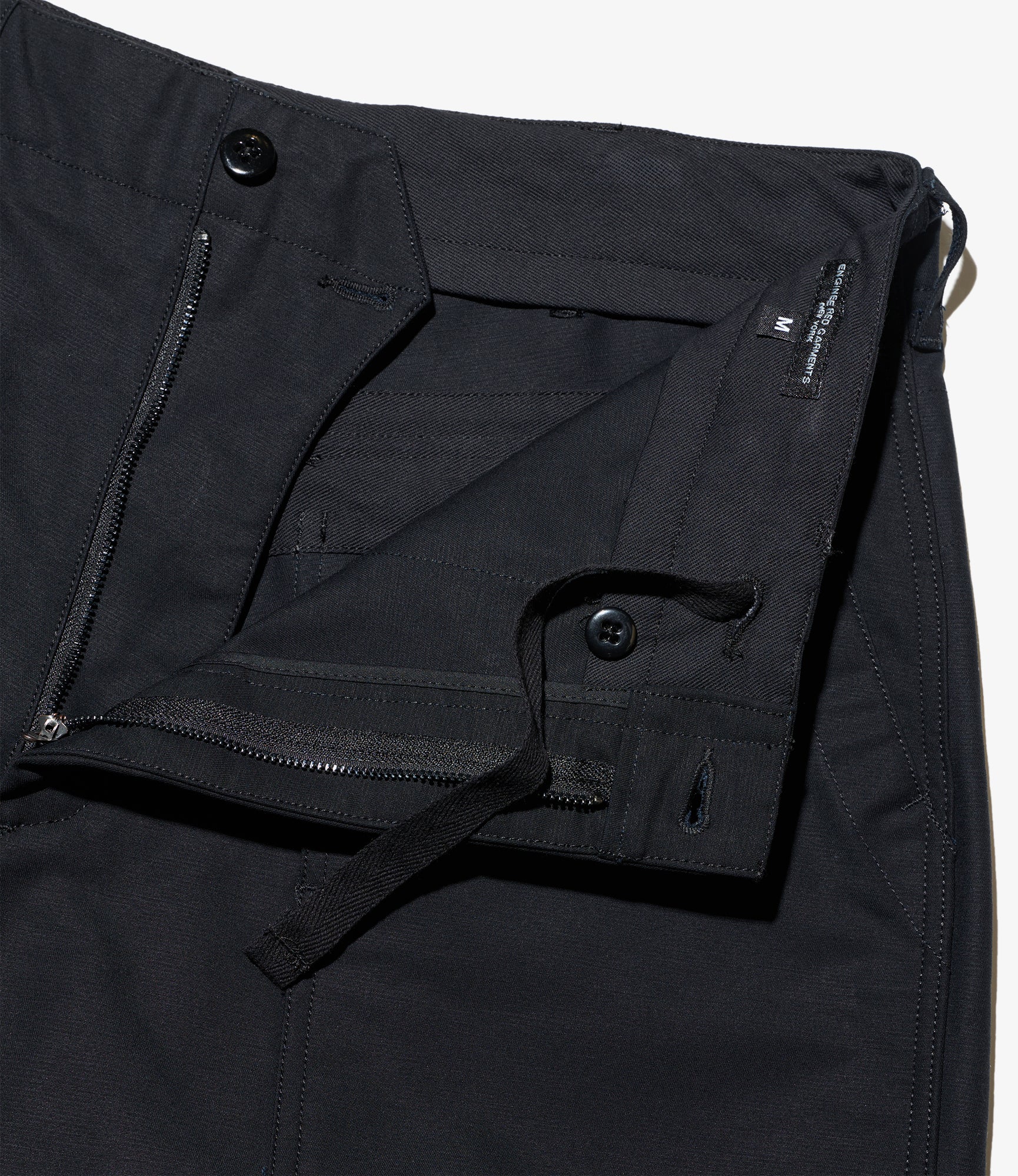 Fatigue Pant - Black Cotton Double Cloth