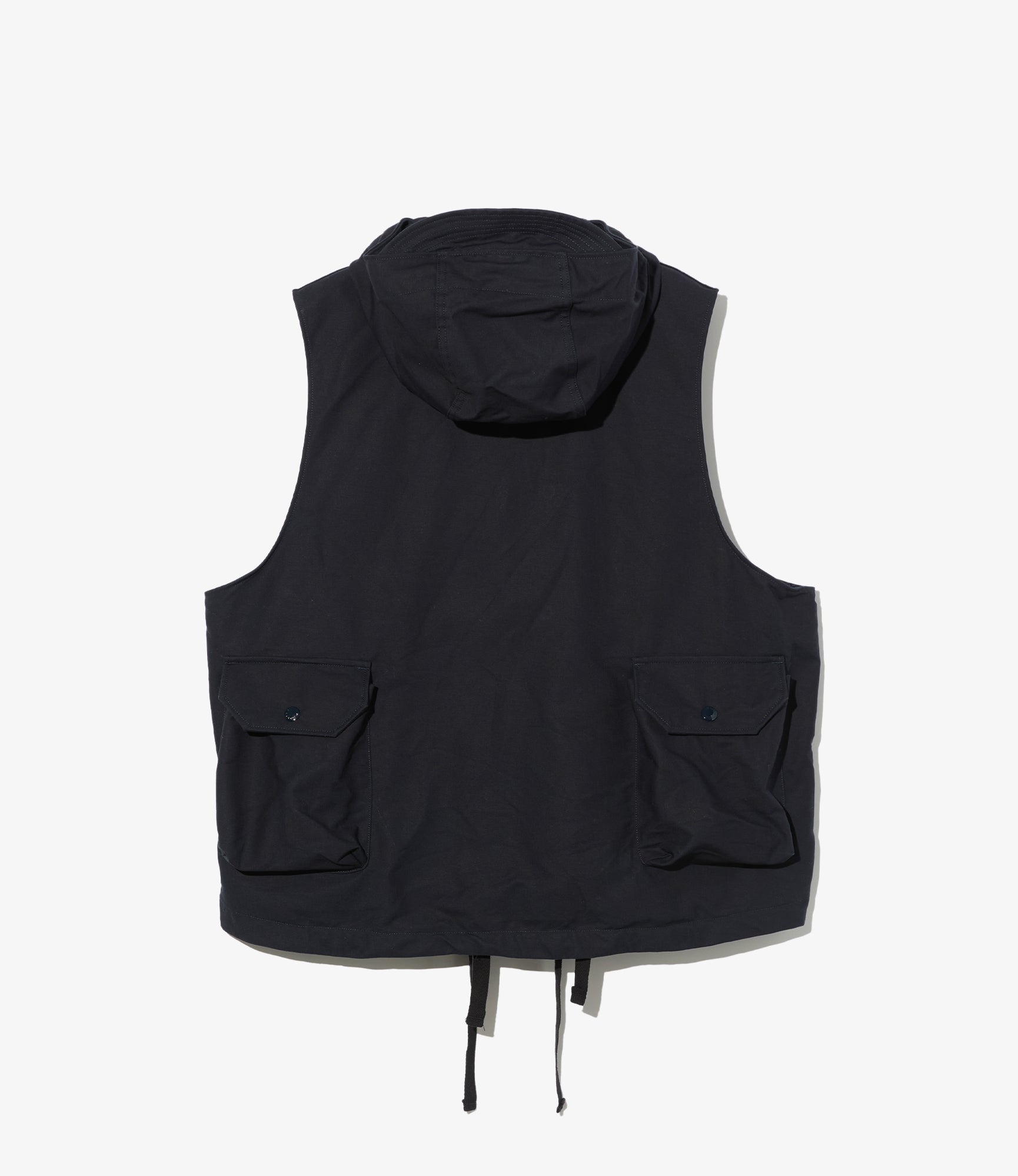 Field Vest - Navy Cotton Double Cloth