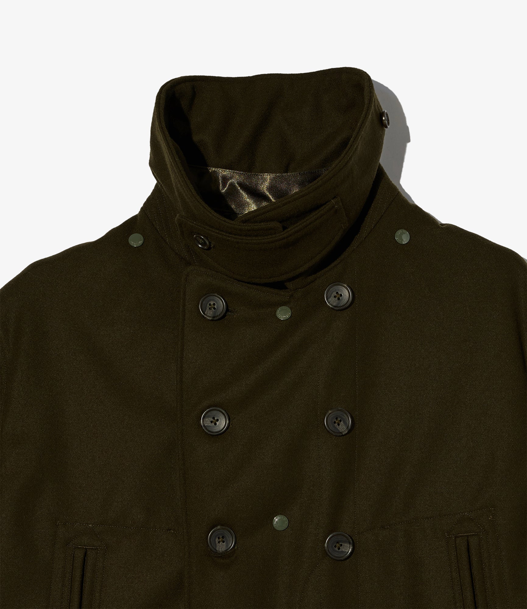 Fireman Jacket - Olive 24oz Wool Melton
