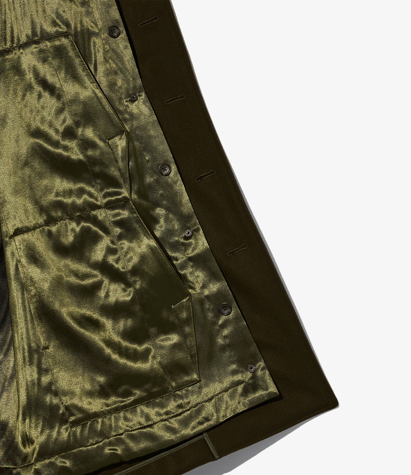 Fireman Jacket - Olive 24oz Wool Melton