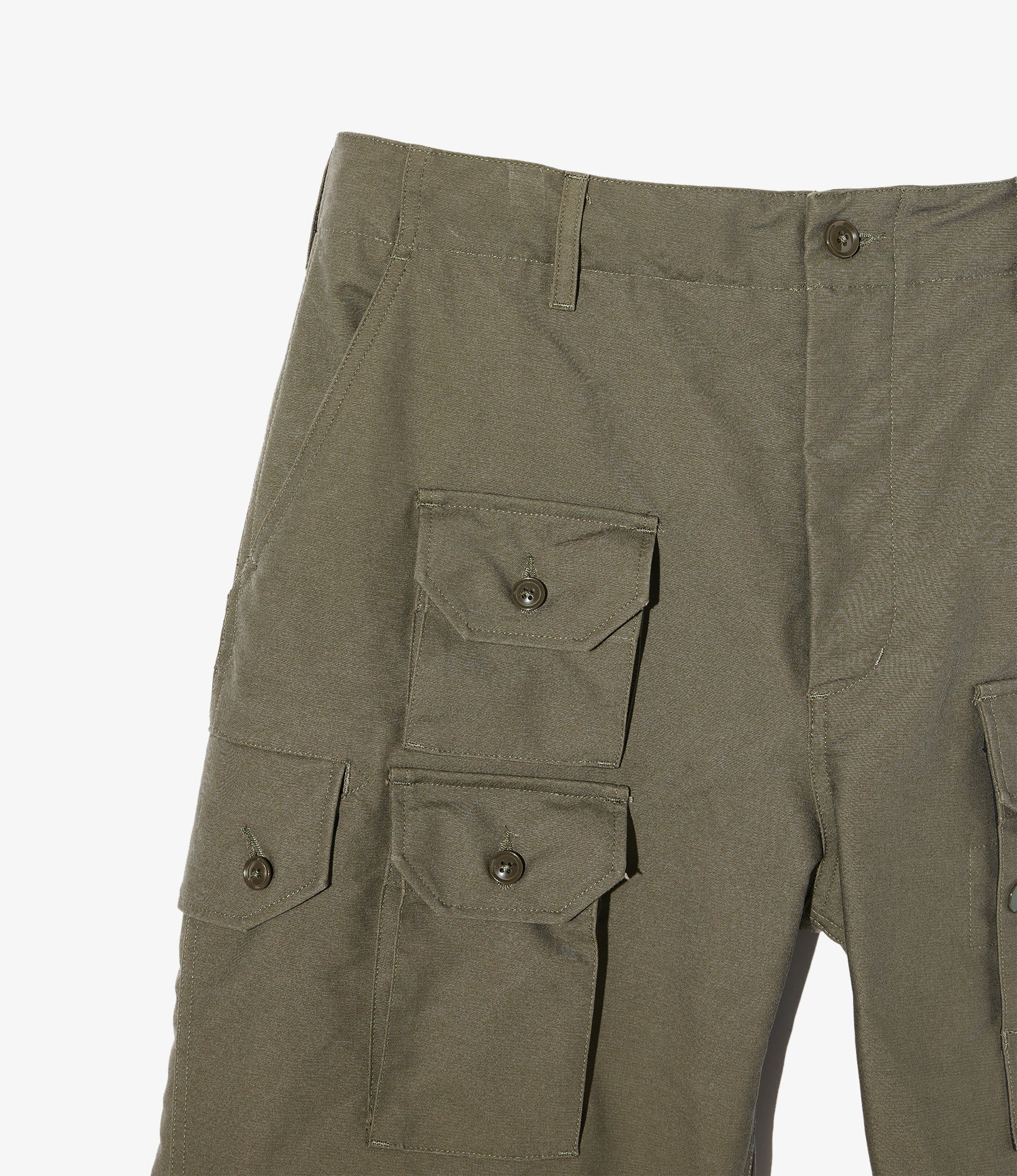 Flight Pant - Olive Cotton Double Cloth