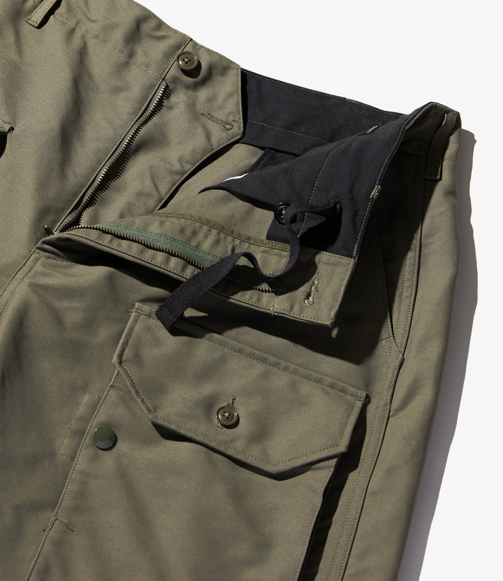 Flight Pant - Olive Cotton Double Cloth
