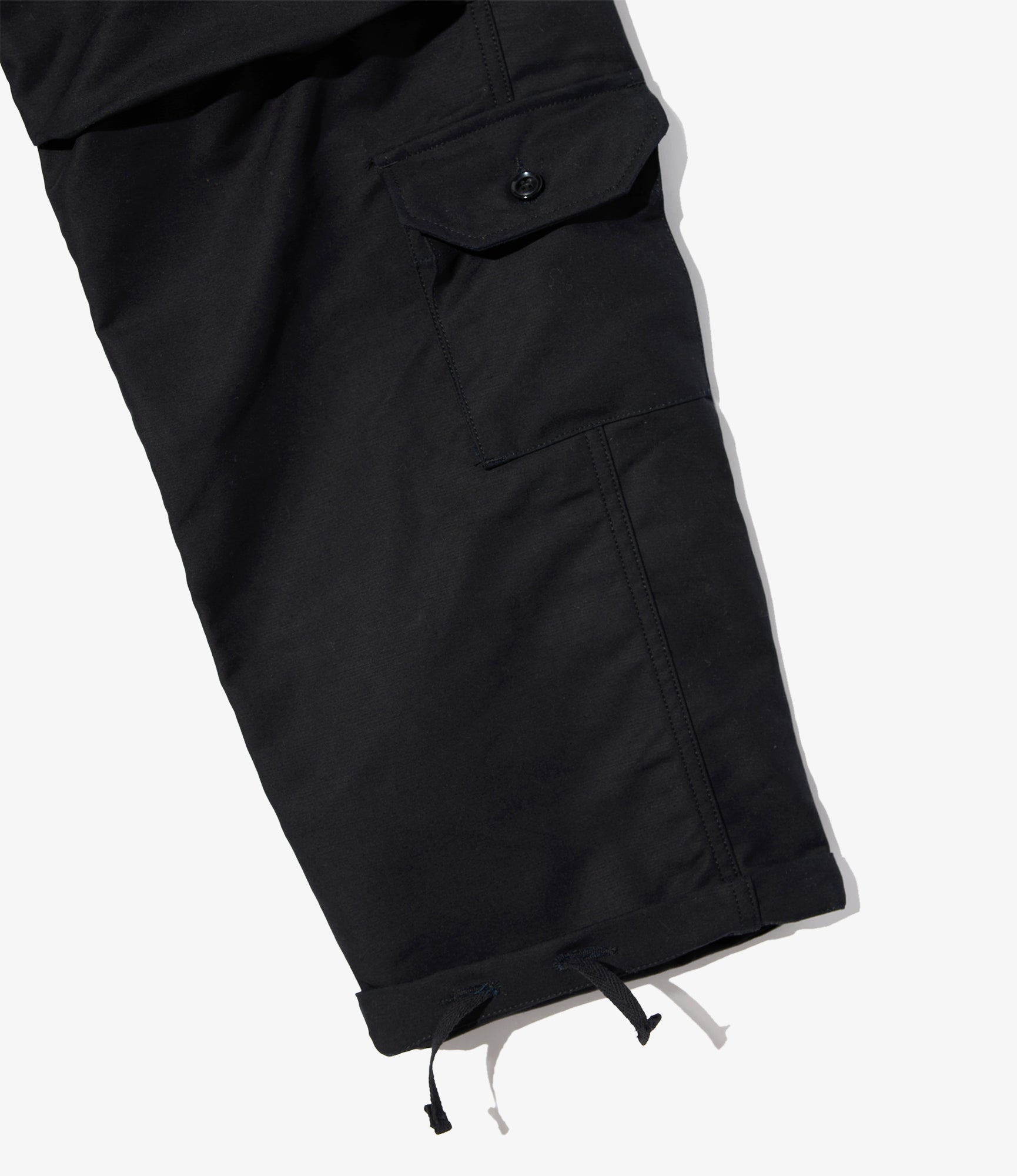 Flight Pant - Black Cotton Double Cloth