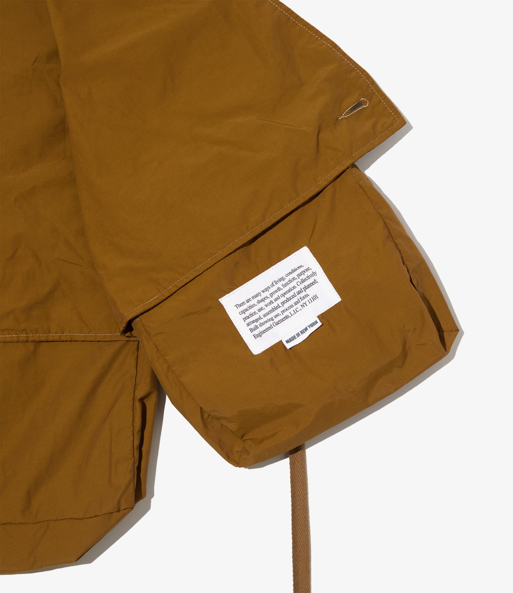 Fowl Vest - Brown Lt. Weight Nyco Cloth