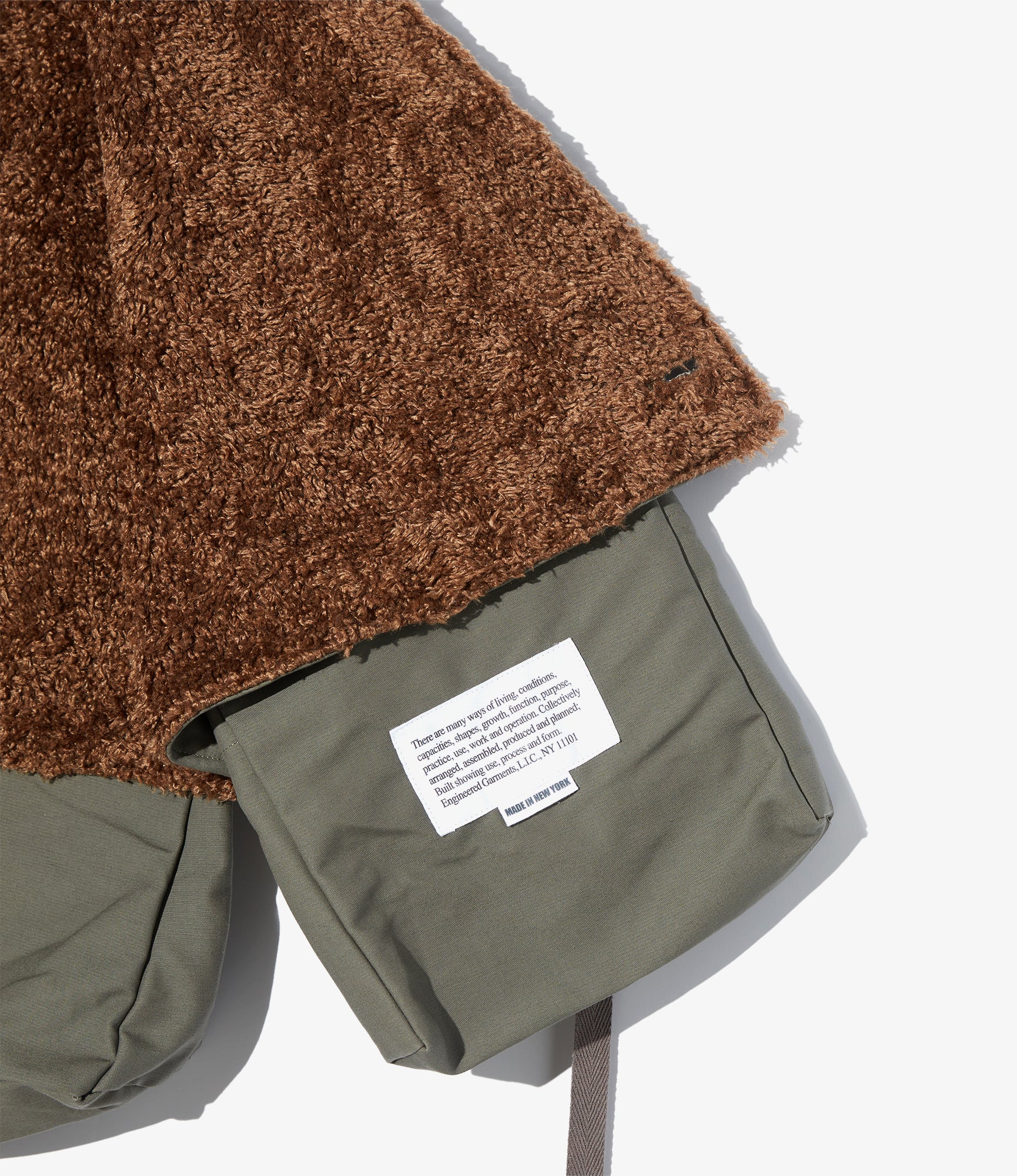 Fowl Vest - Olive Cotton Double Cloth