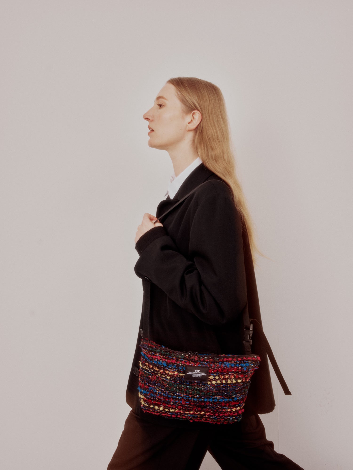 Fannypack Crossbody - Multi Tweed