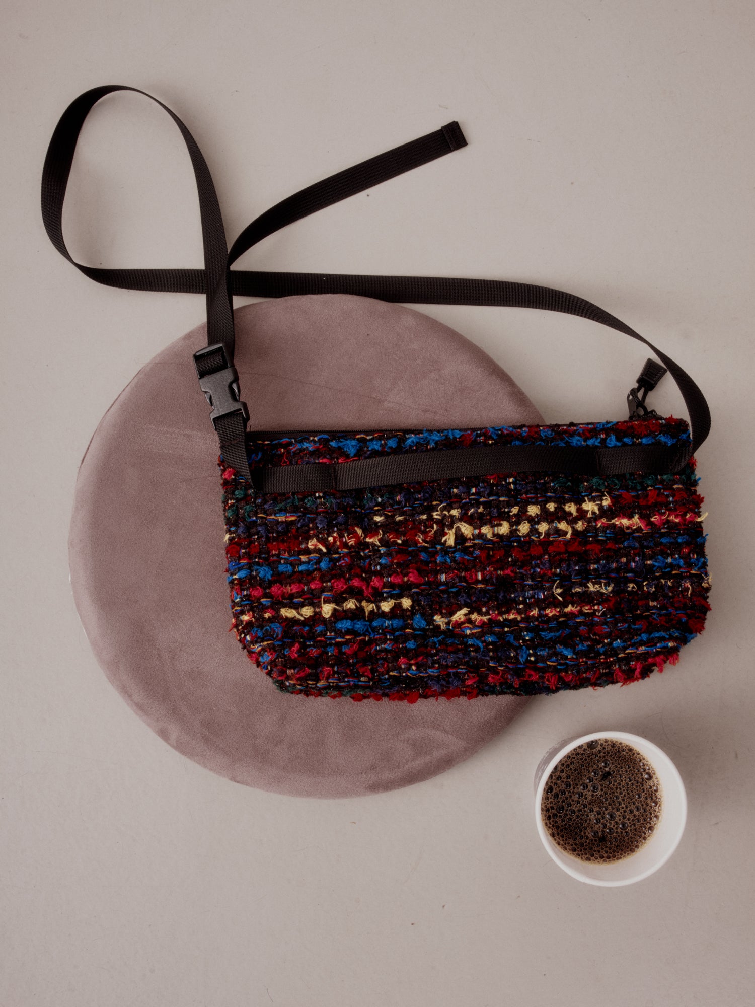 Fannypack Crossbody - Multi Tweed