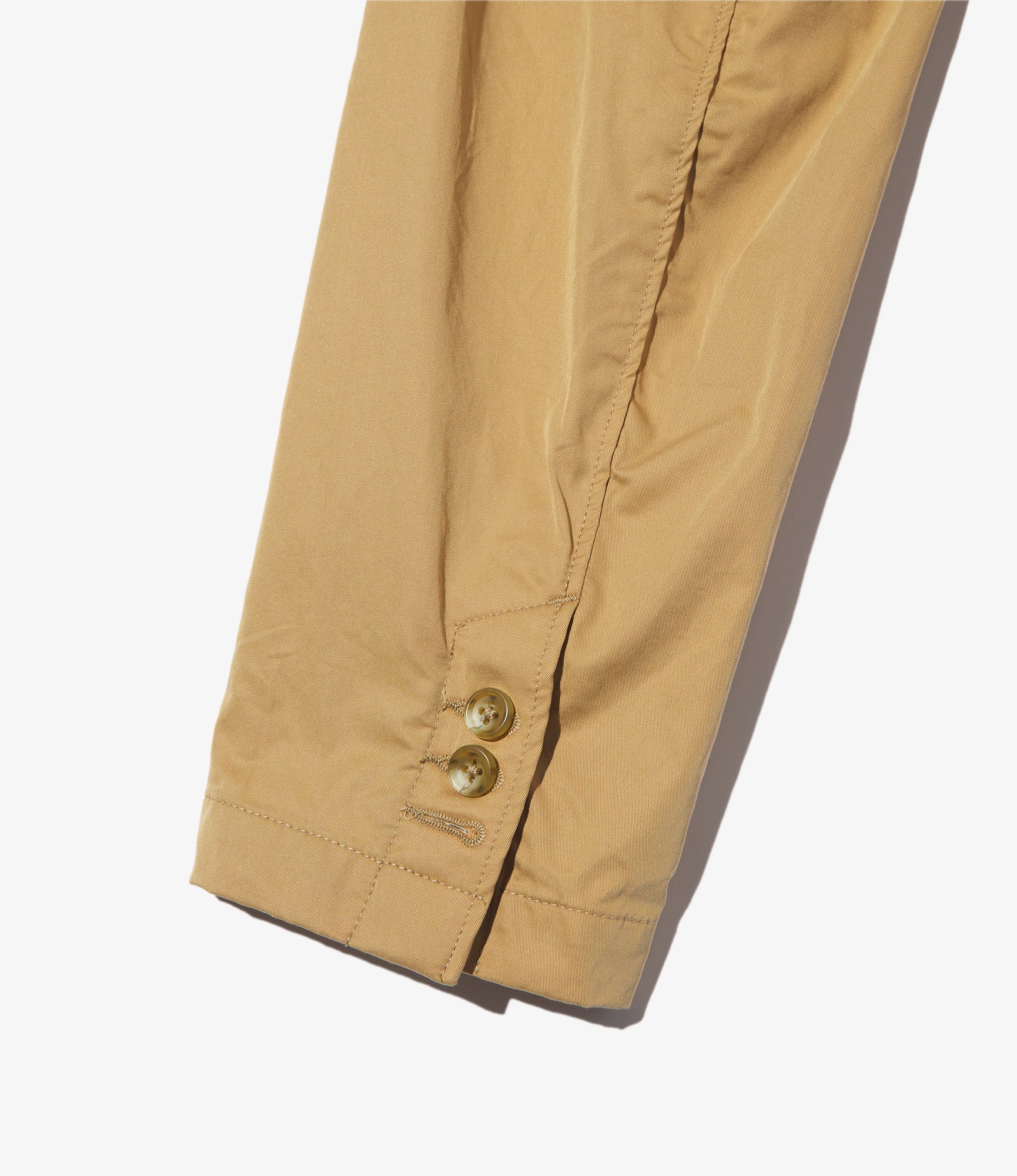 Folk Jacket - Khaki Cotton Superfine Poplin