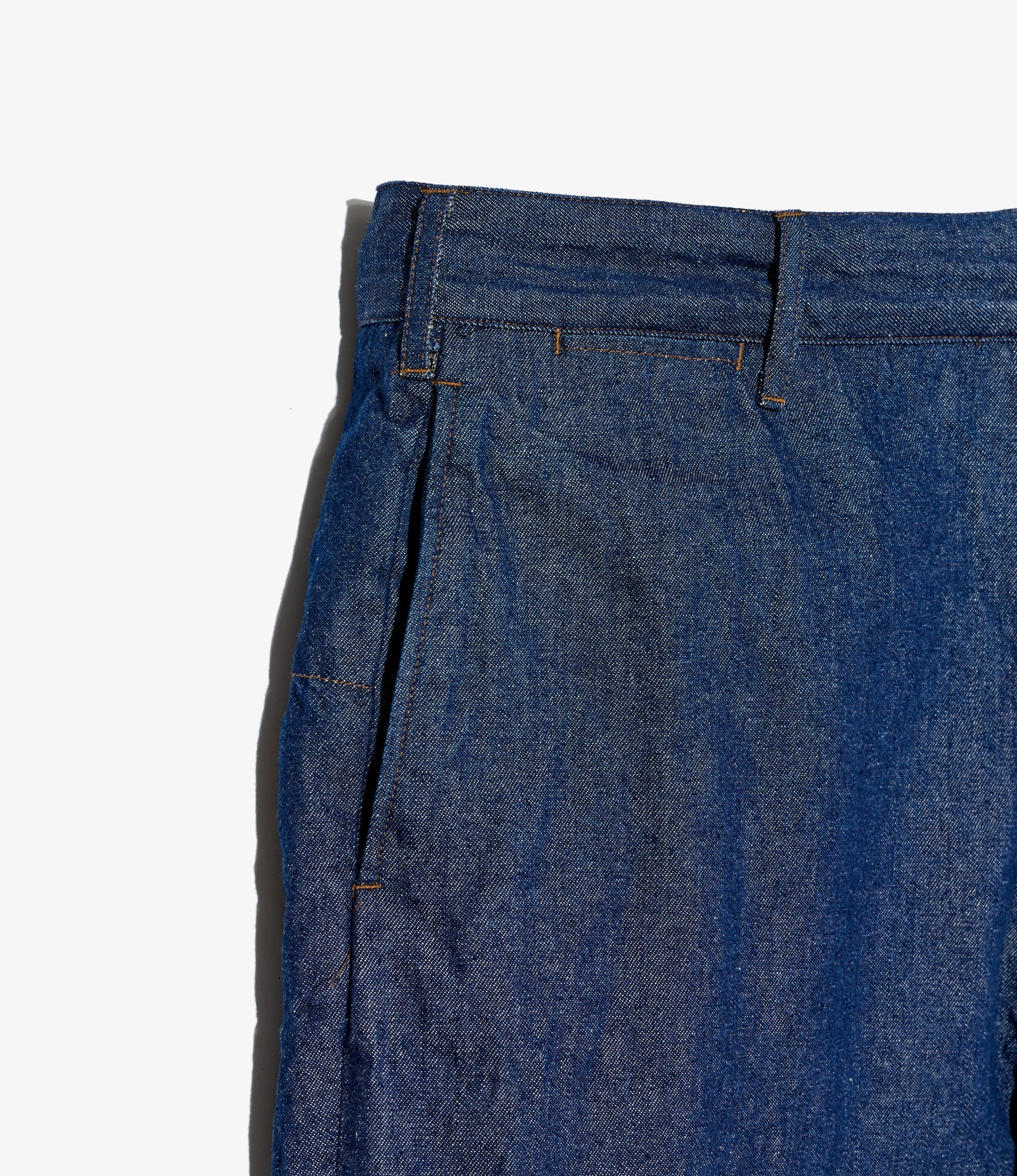 Ghurka Short - Indigo Industrial 8oz Denim