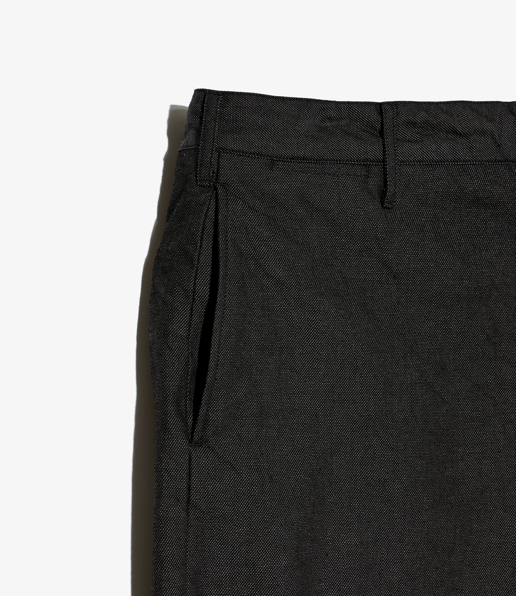 Ghurka Short - Charcoal Cotton Heavy Oxford