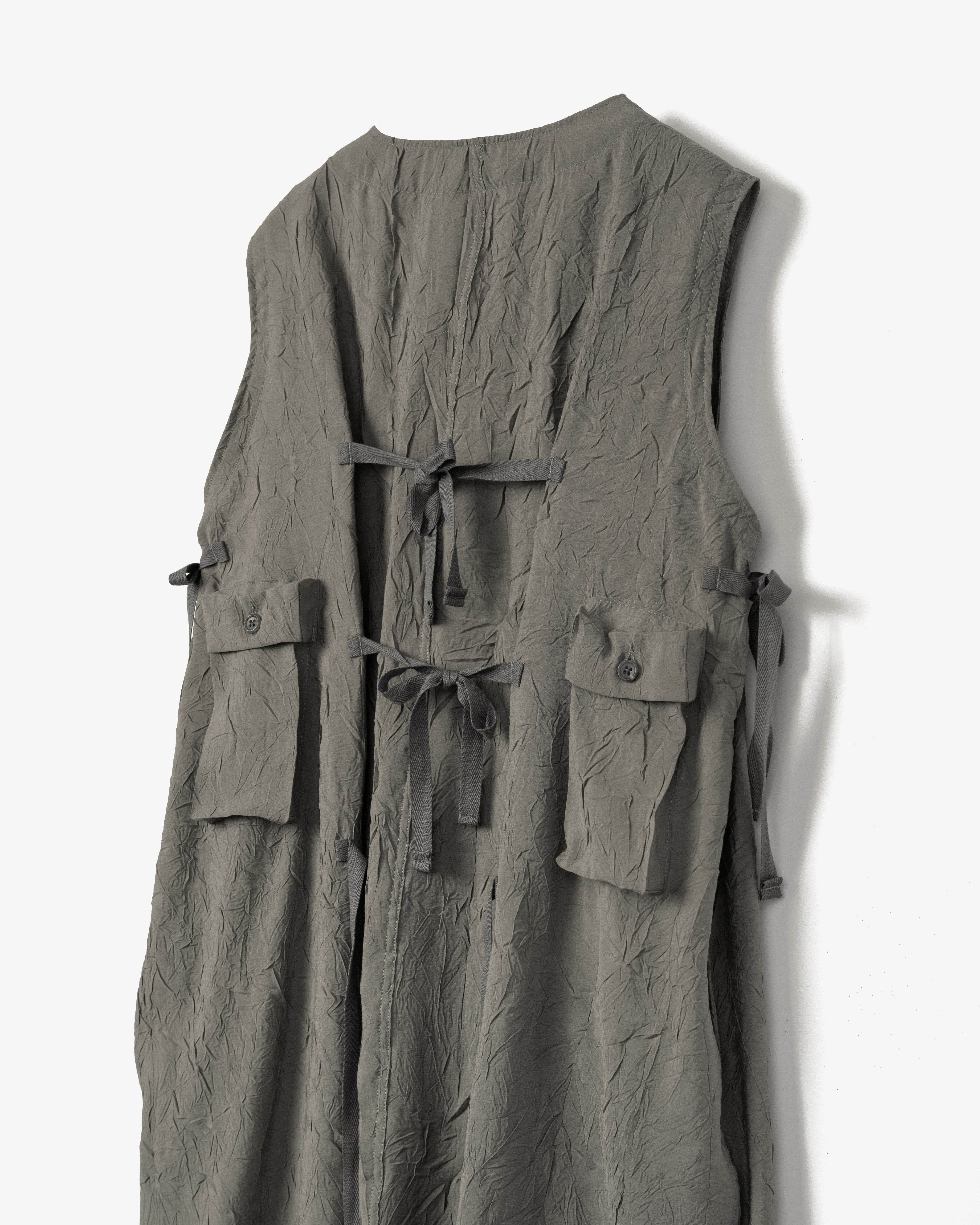 Women's C-1 Dress - Grey Crushed Modal Poly