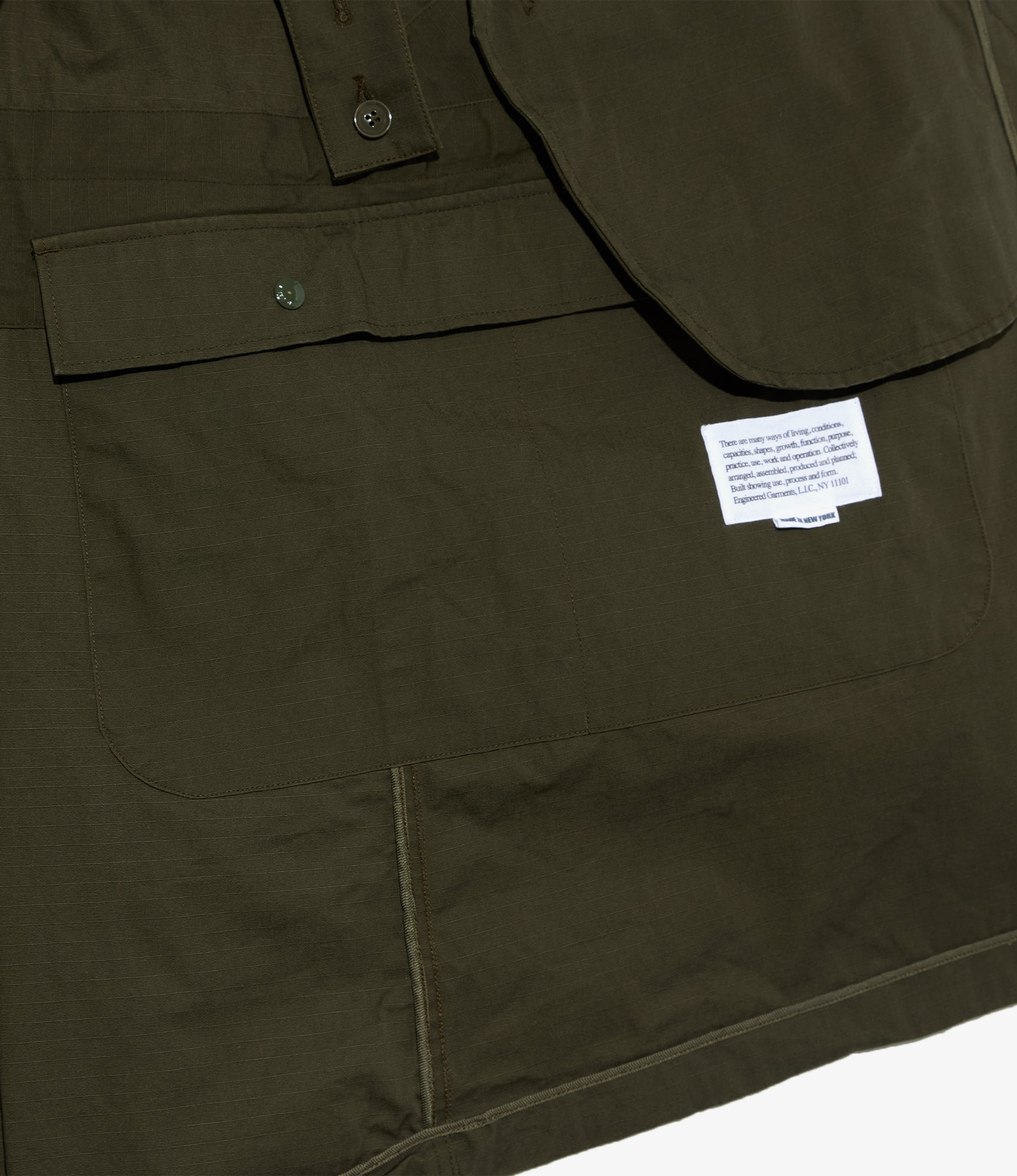 Highland Parka - Olive Heavyweight Cotton Ripstop