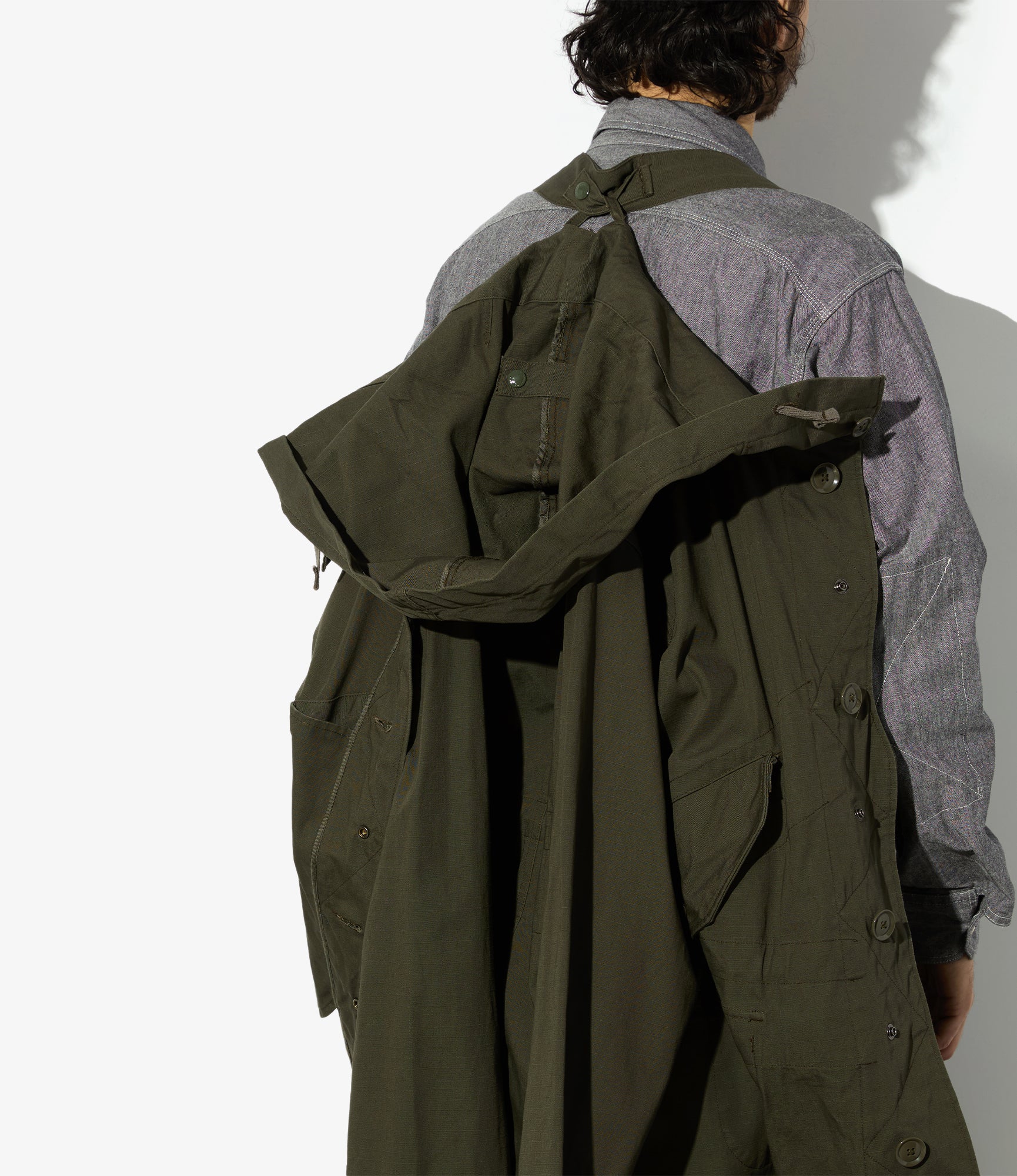Highland Parka - Olive Heavyweight Cotton Ripstop