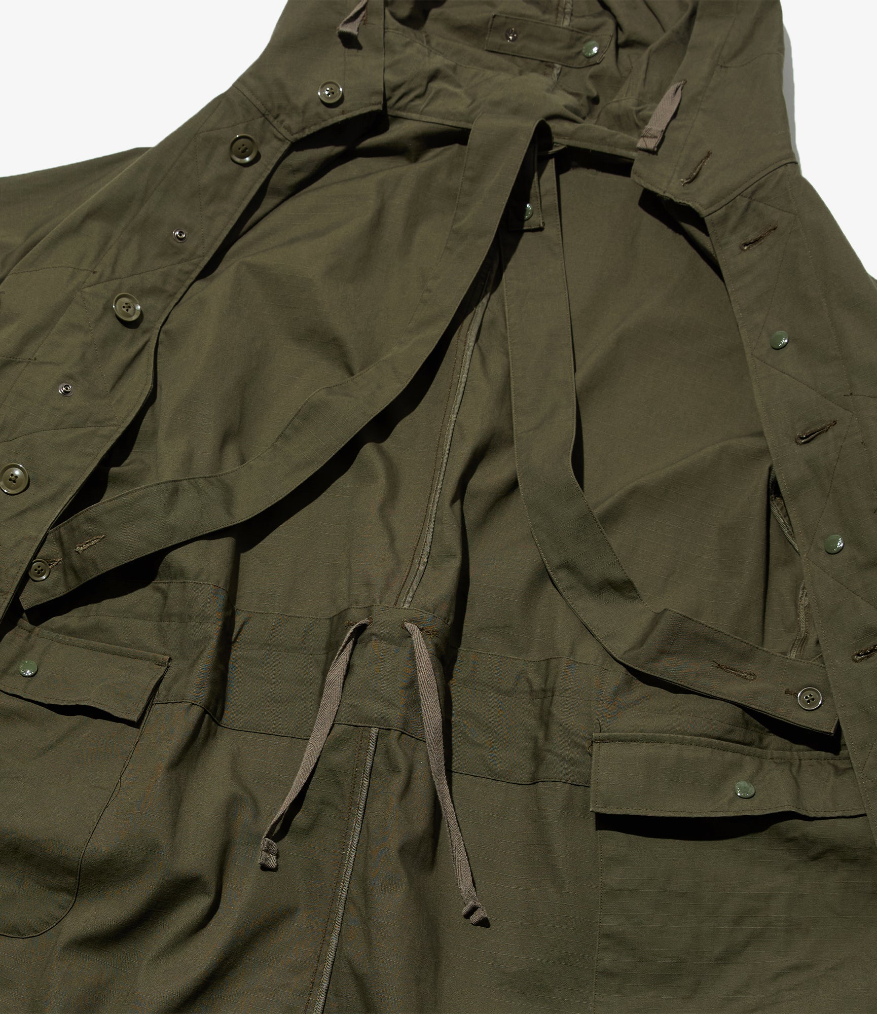 Highland Parka - Olive Heavyweight Cotton Ripstop