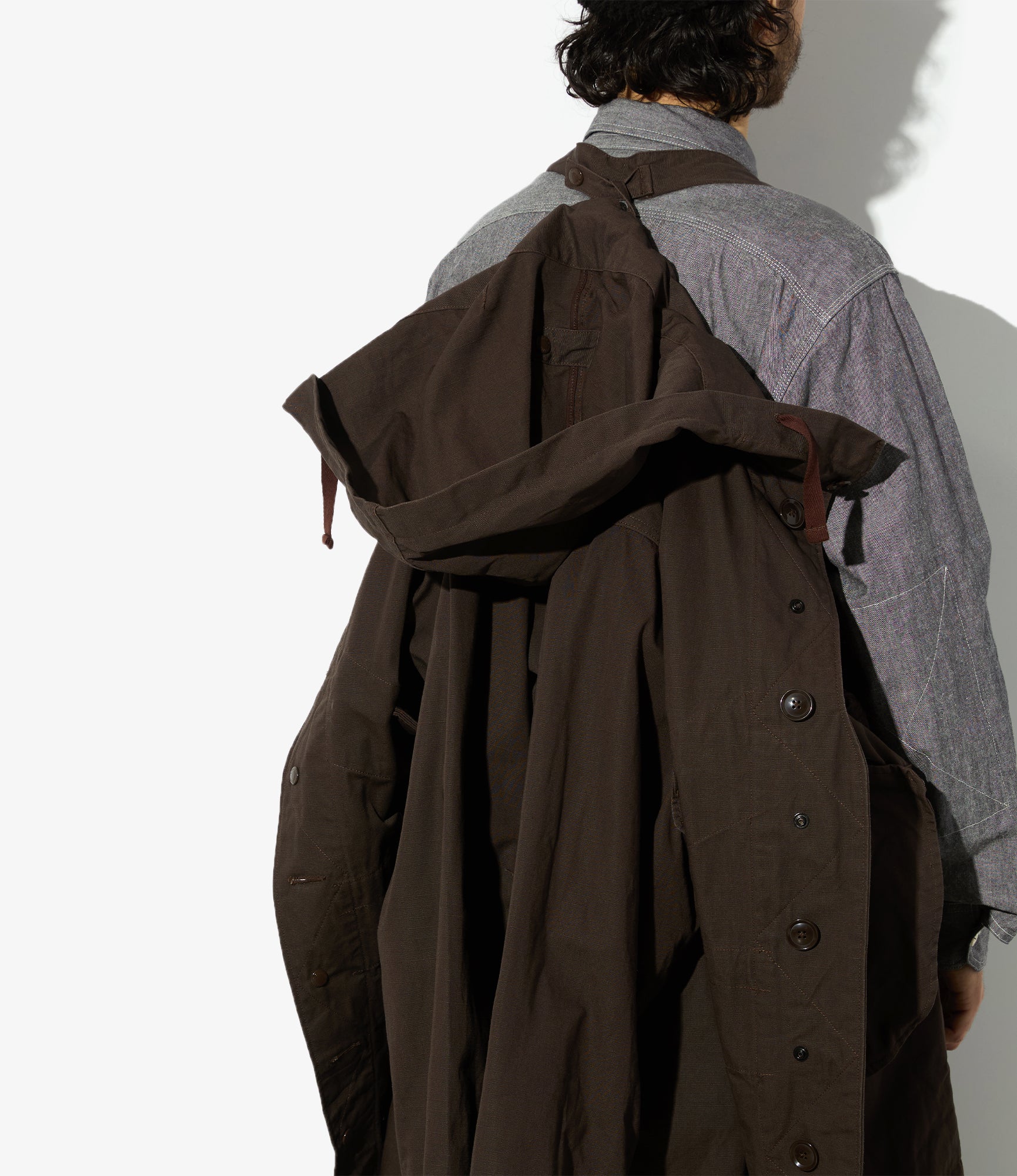 Highland Parka - Dk. Brown Heavyweight Cotton Ripstop