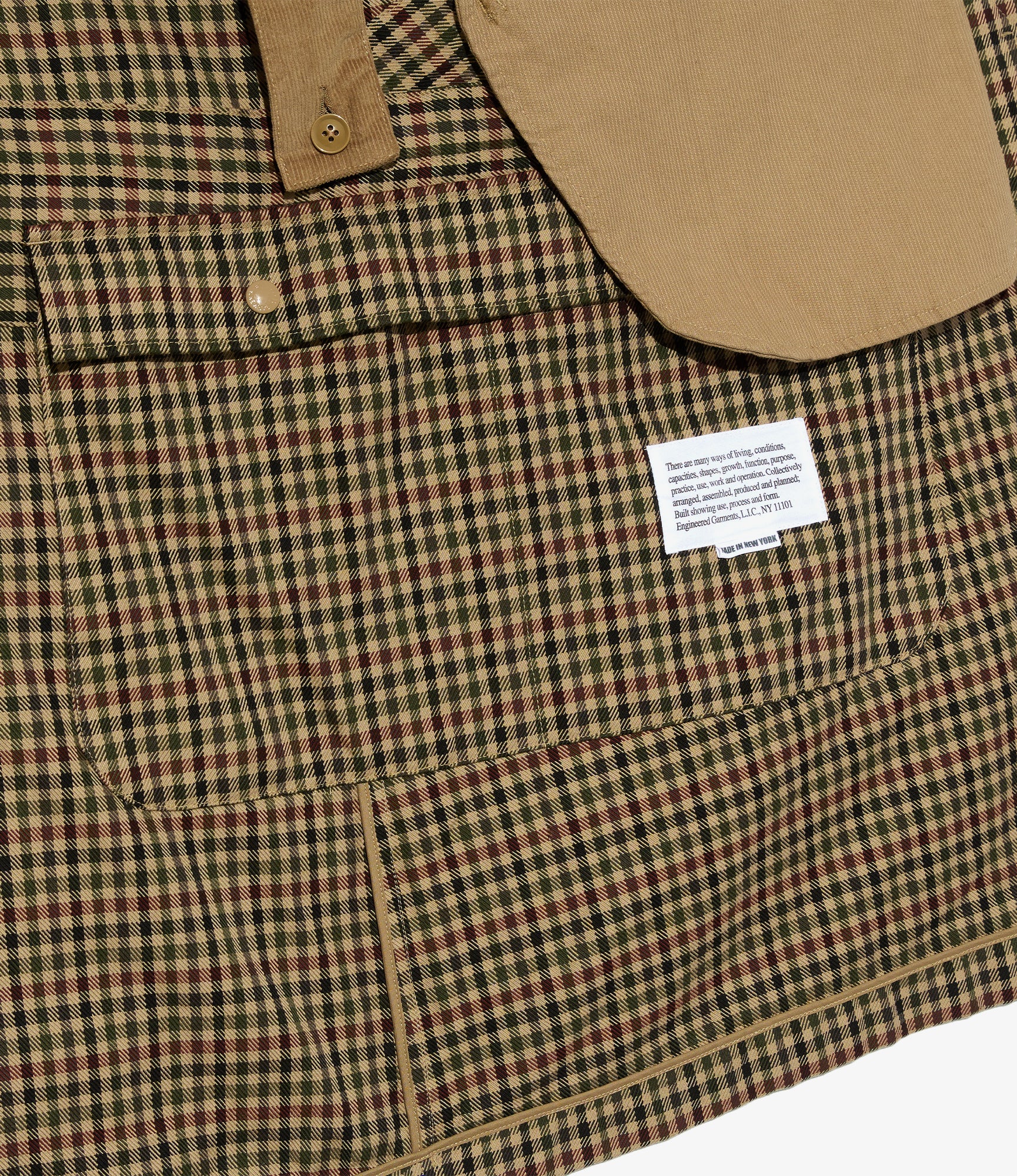 Highland Parka - Brown/Olive Heavy Gunclub Check