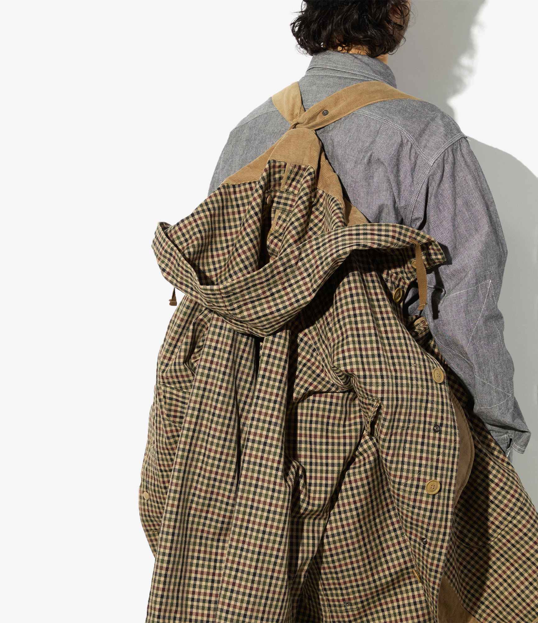 Highland Parka - Brown/Olive Heavy Gunclub Check