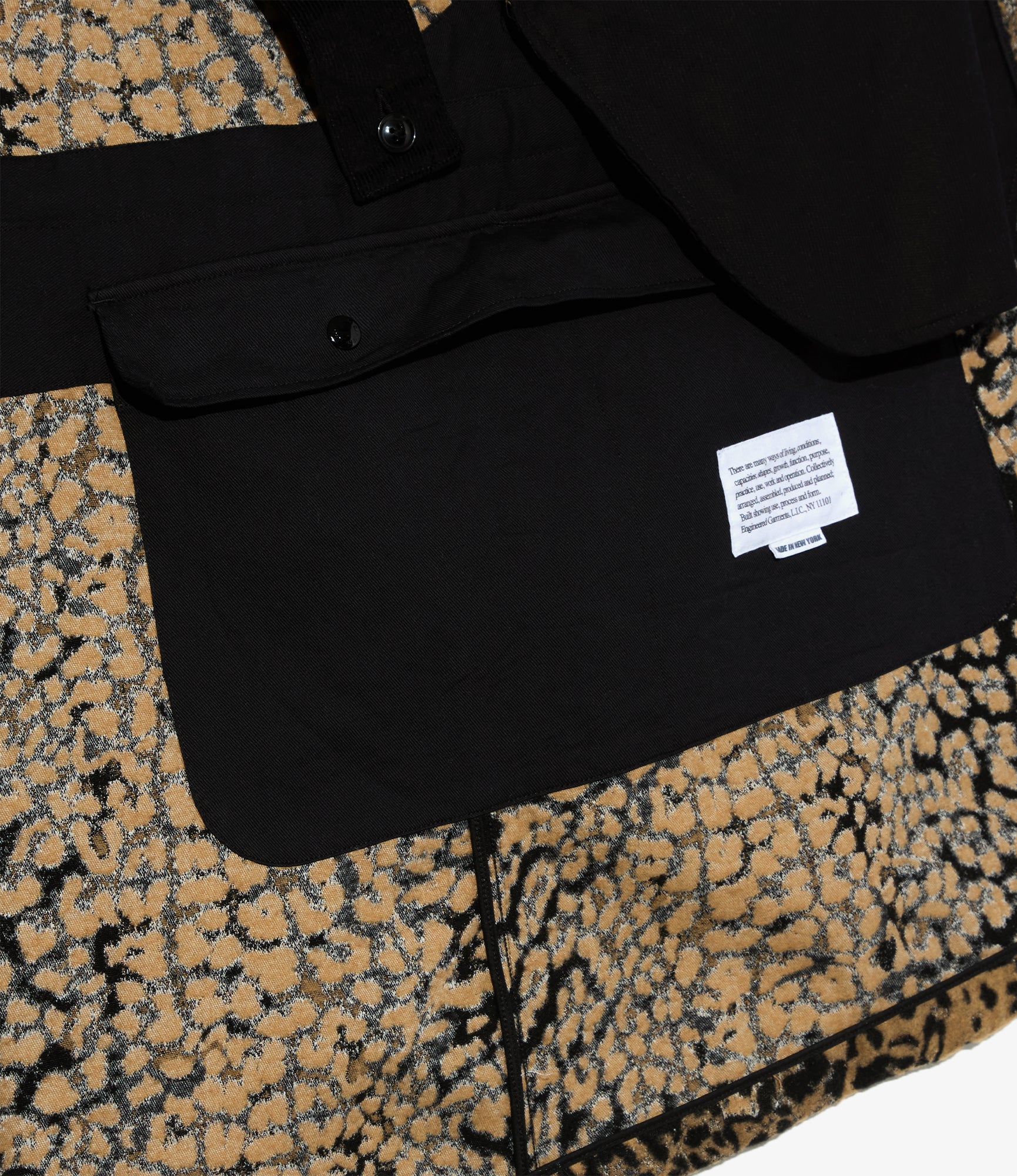 Highland Parka - Brown Wool Poly Leopard Jq.
