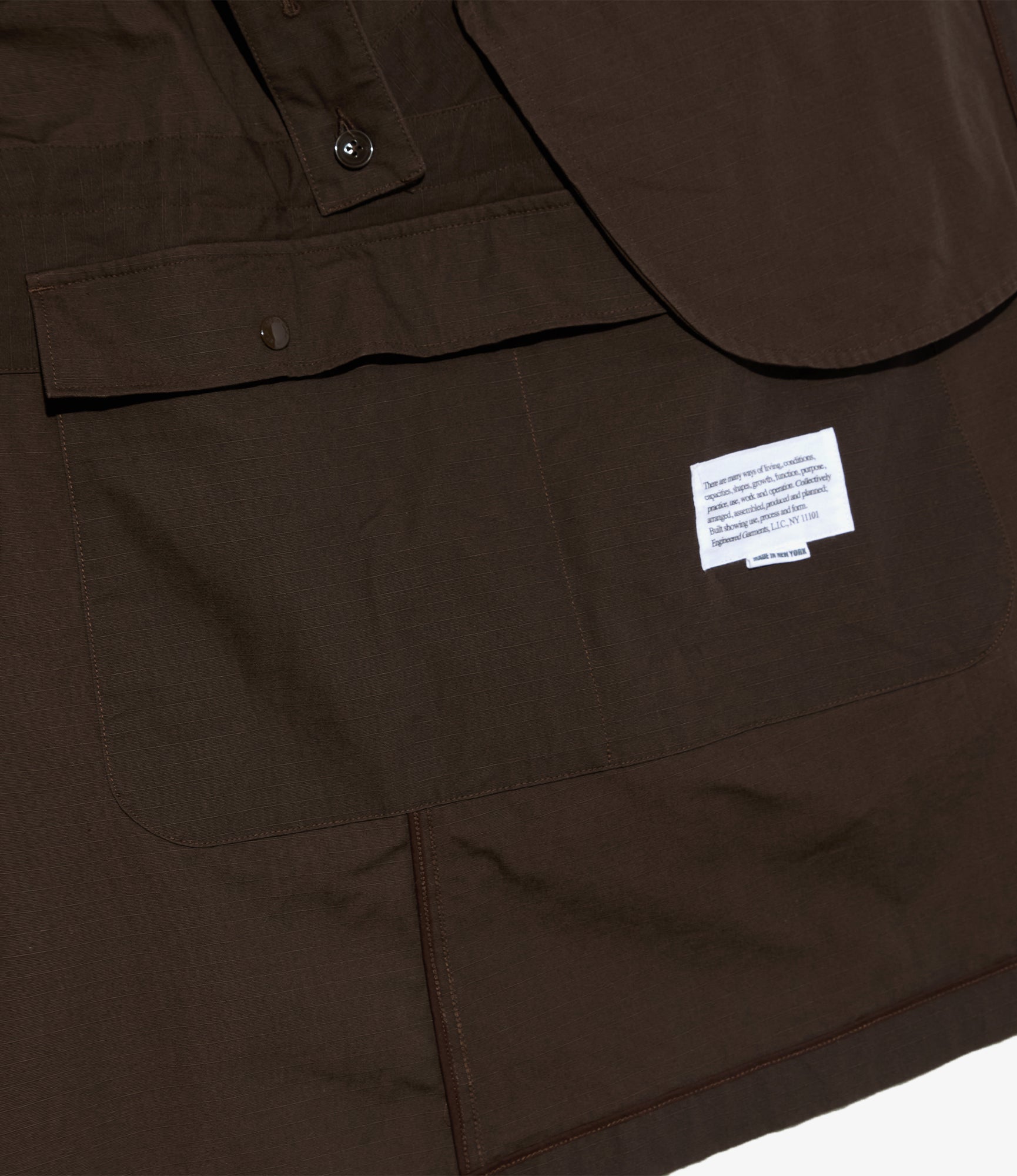 Highland Parka - Dk. Brown Heavyweight Cotton Ripstop