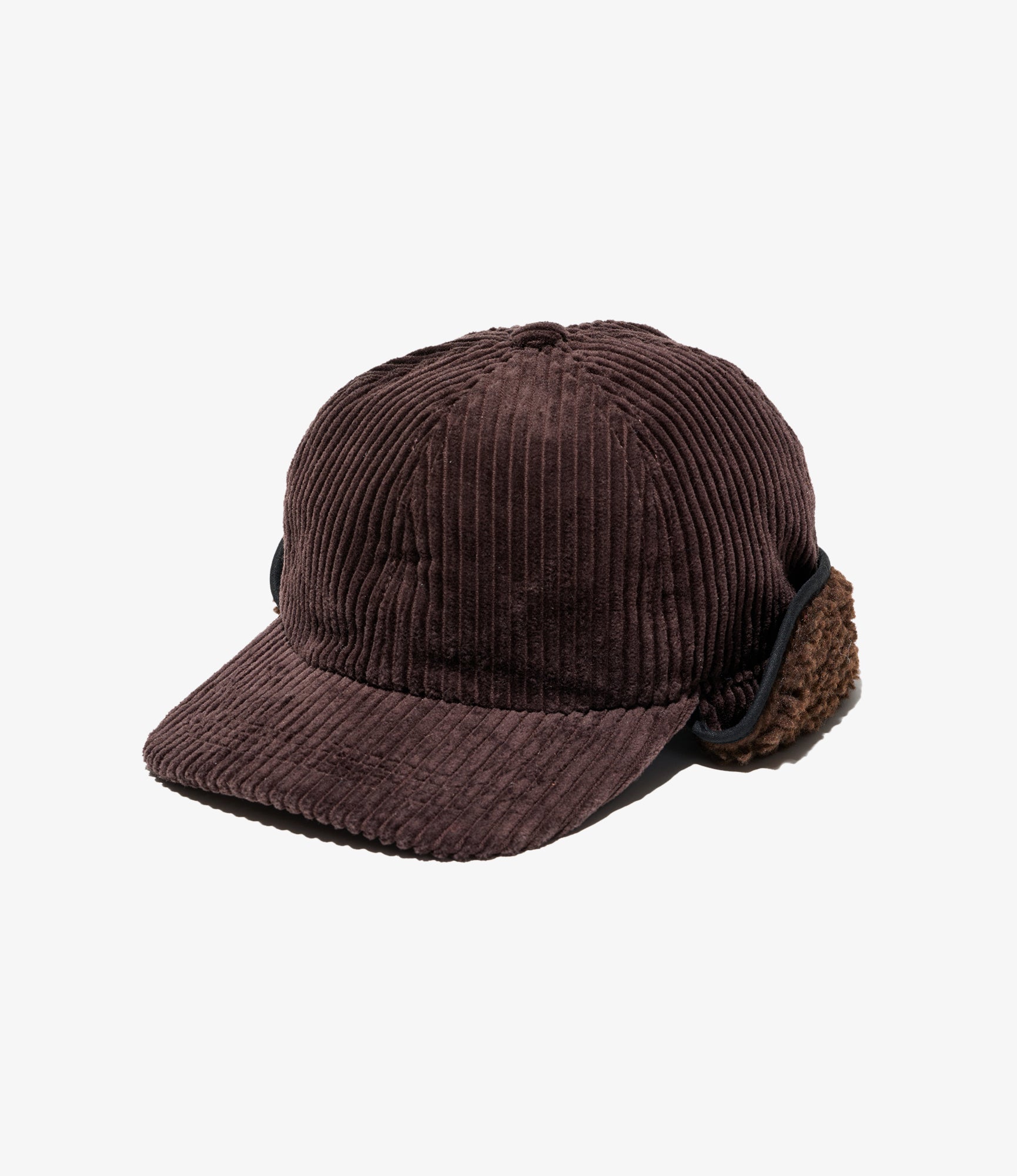 Hunting Cap - Dk. Brown Cotton 4.5W Corduroy