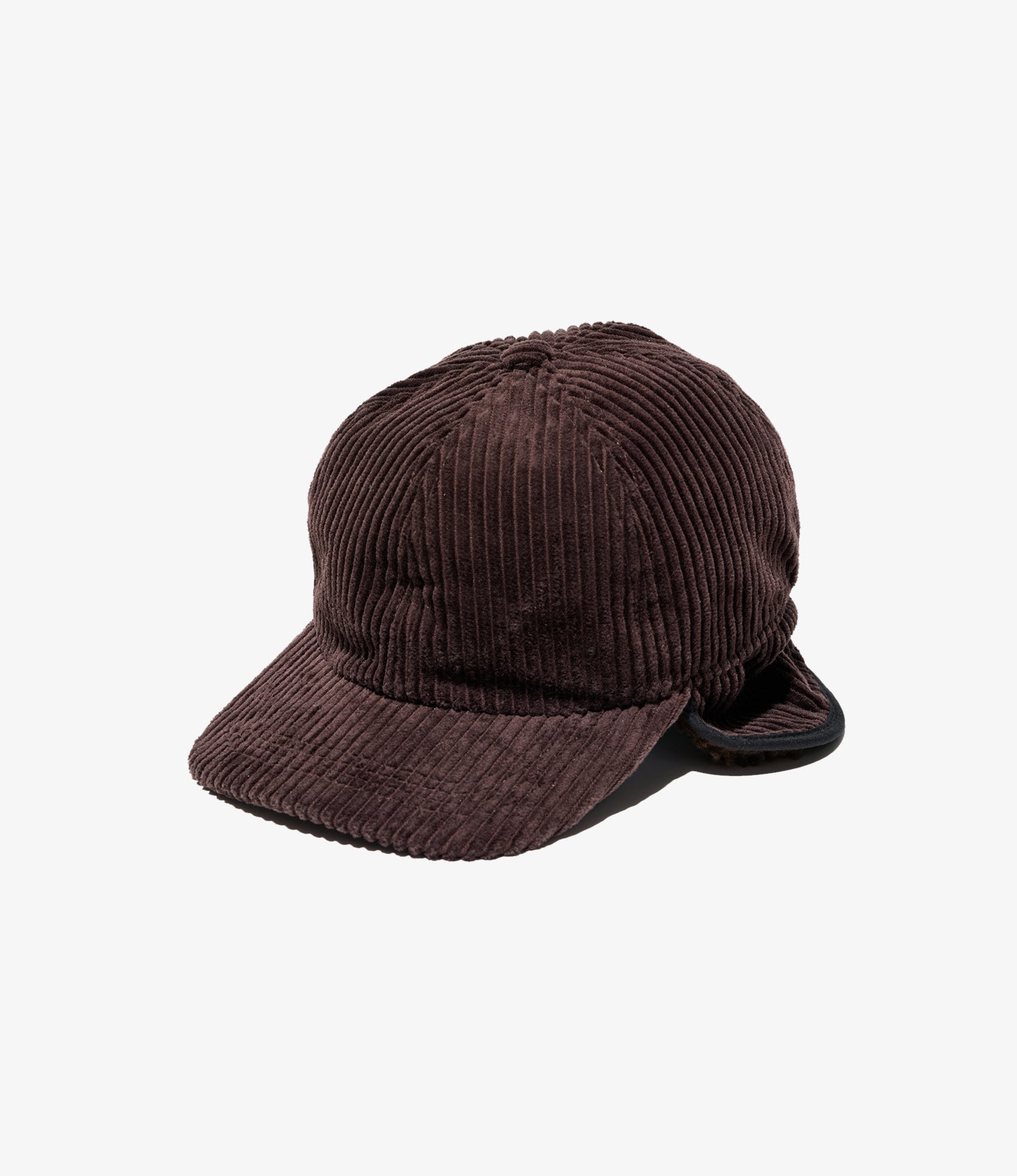 Hunting Cap - Dk. Brown Cotton 4.5W Corduroy