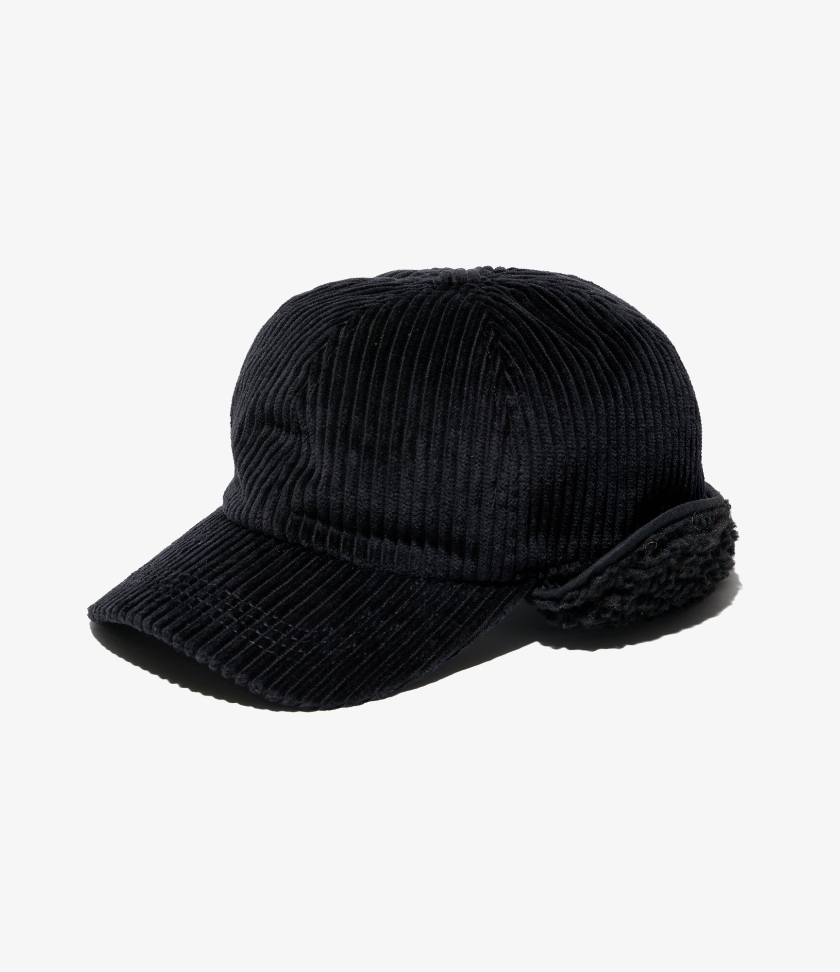 Hunting Cap - Black Cotton 4.5W Corduroy