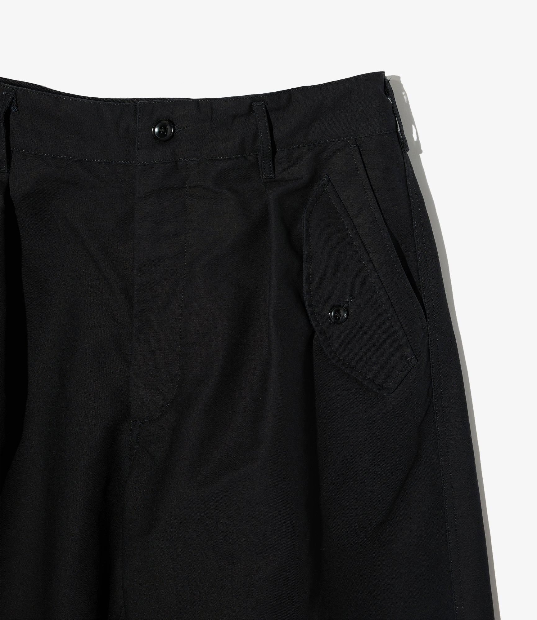 IAC Pant - Black Cotton Double Cloth