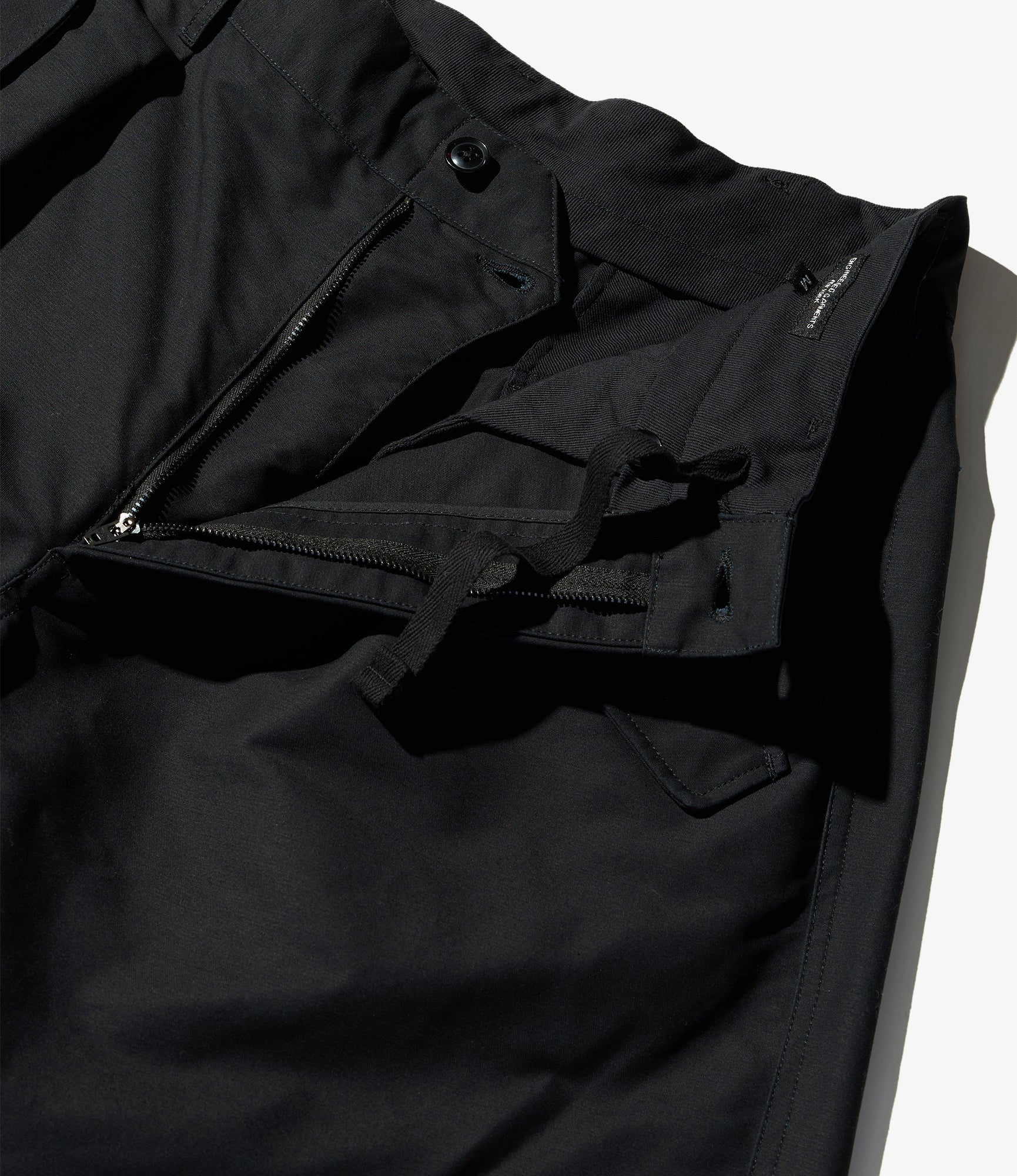 IAC Pant - Black Cotton Double Cloth